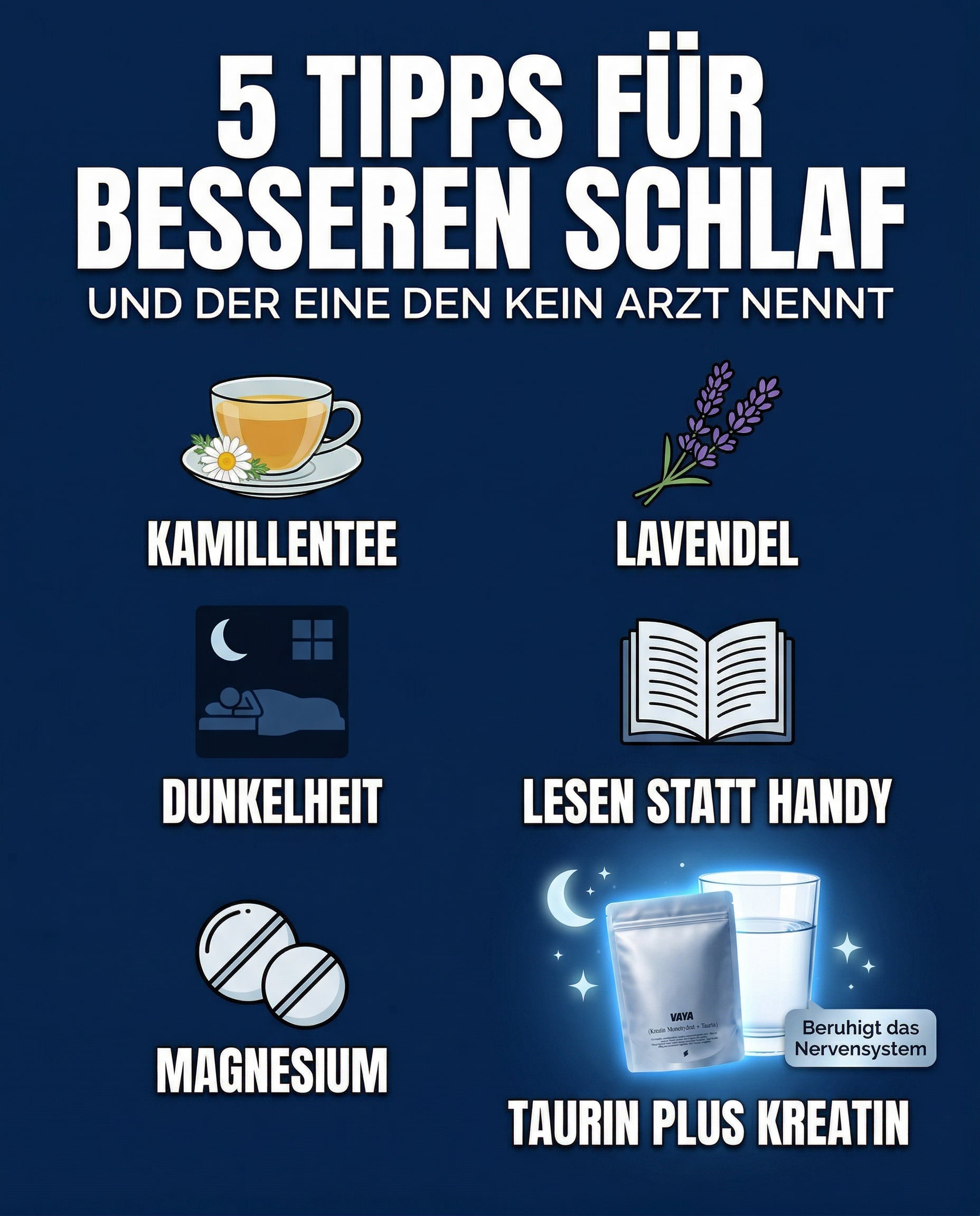 Lanuvi - Magazin Facebook ad: Der Schlaftipp, den dir kein Arzt verrät