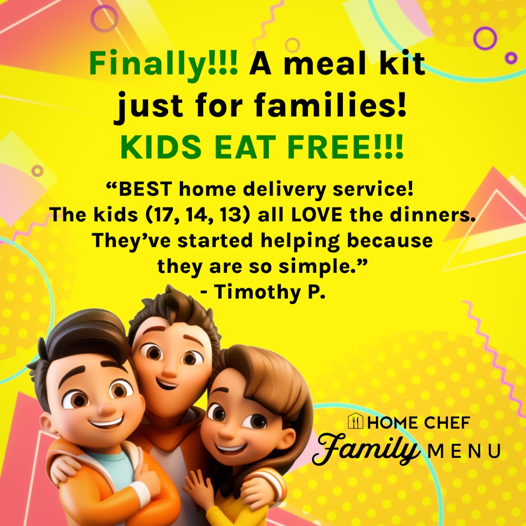 Home Chef Facebook ad