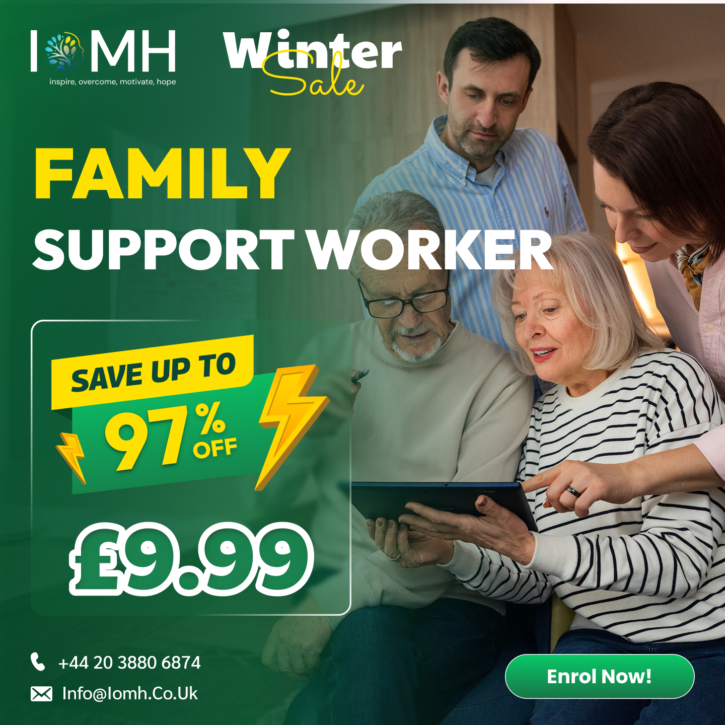 IOMH - Institute of Mental Health Facebook ad from Feb 4, 2026