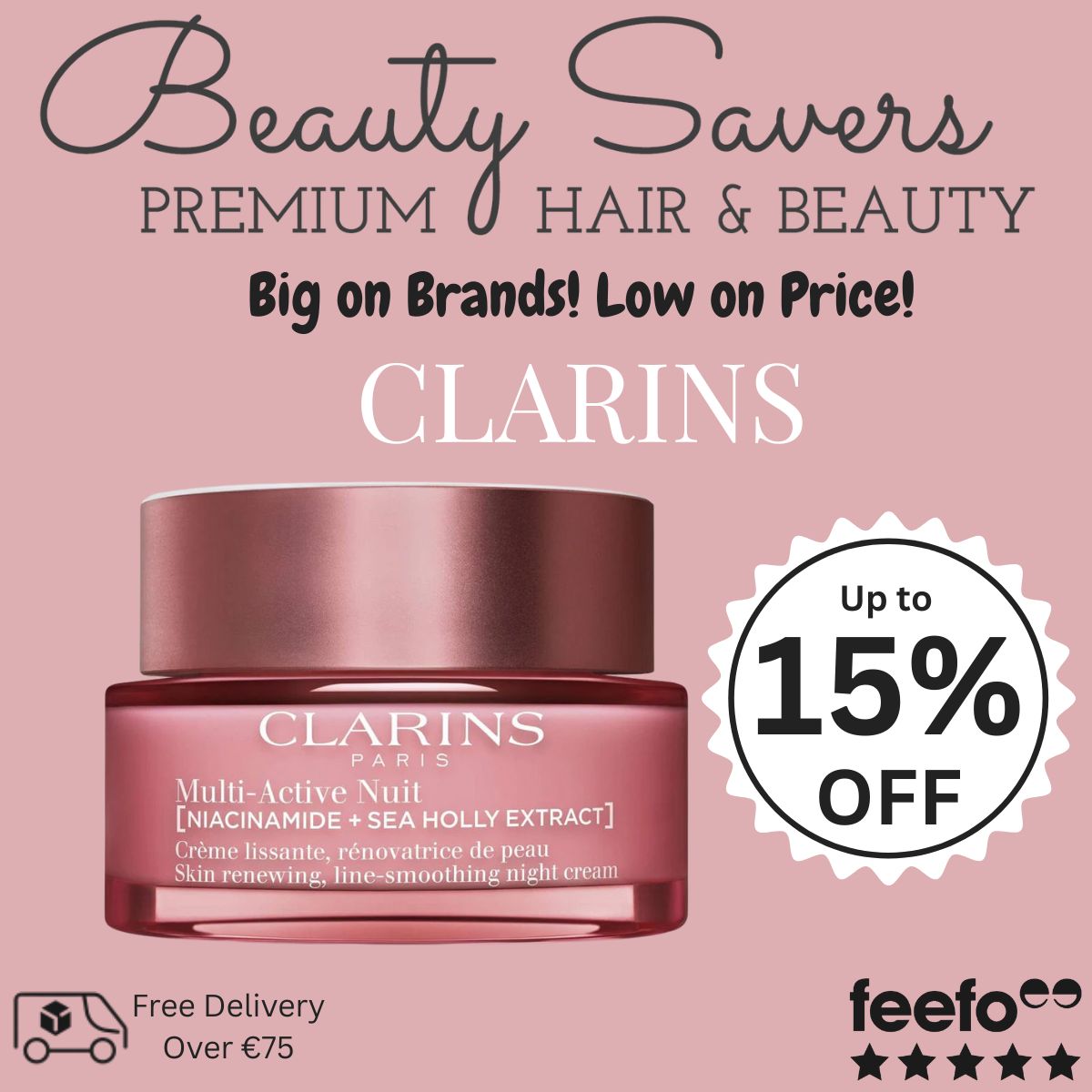 Beauty Savers Facebook ad
