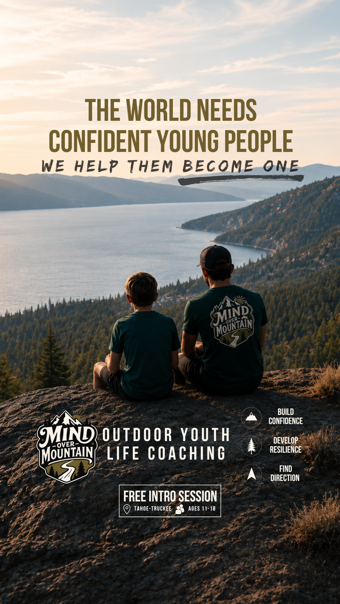 Mind Over Mountain - Outdoor Youth Life Coaching Facebook ad: Outdoor Youth Life Coaching in Tahoe-Truckee