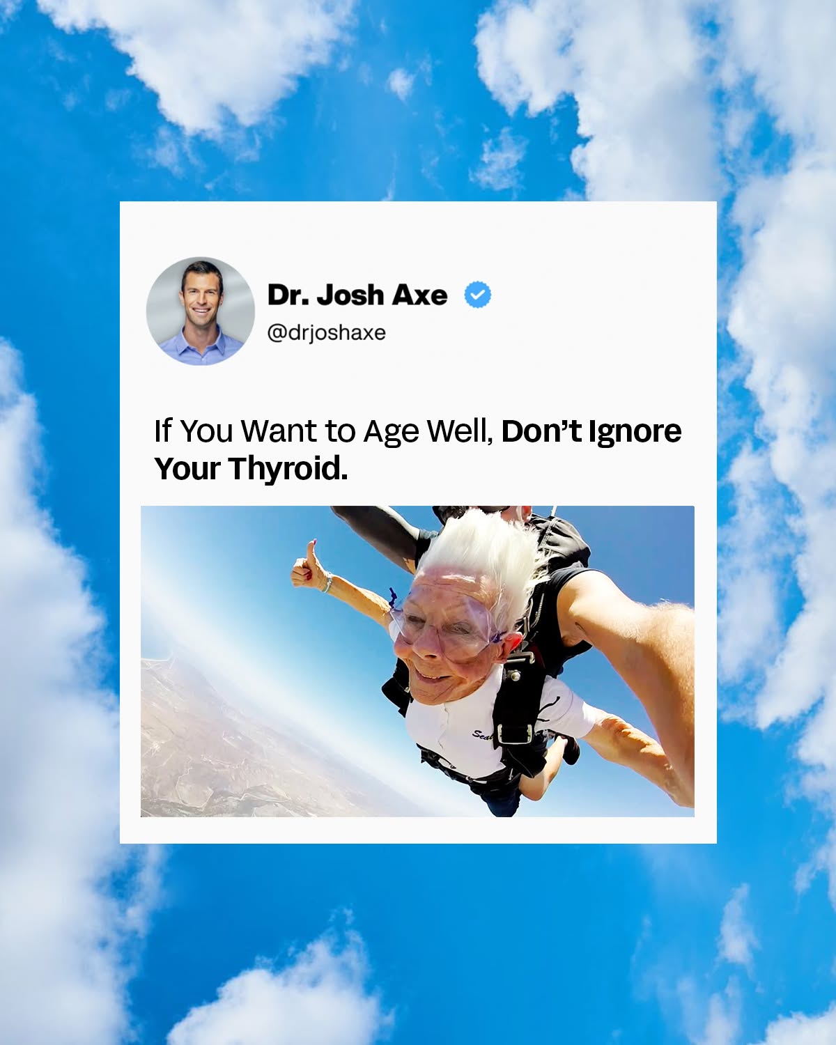 Dr. Josh Axe Facebook ad