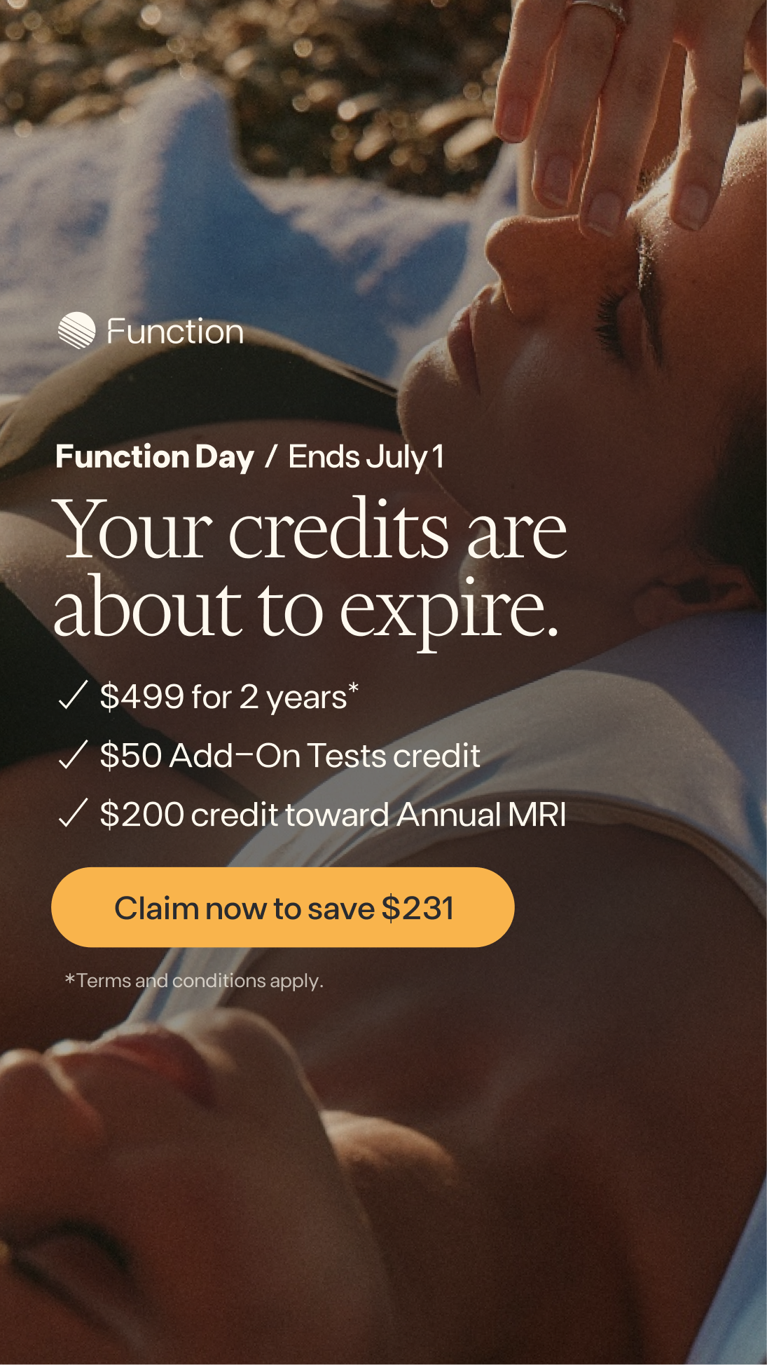 Function Health Facebook ad