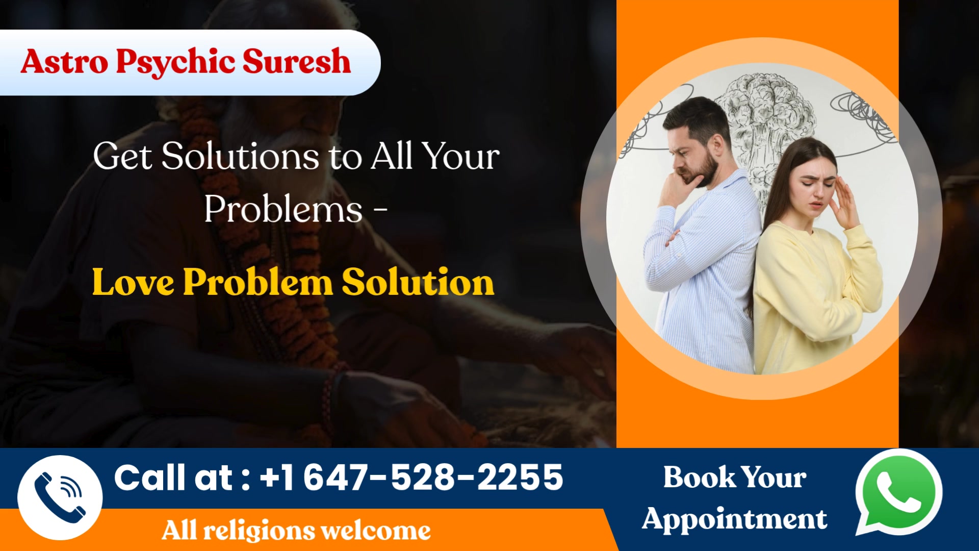 Best Astrologer & Psychic in Canada - Master Suresh Facebook ad: Get Solutions Now