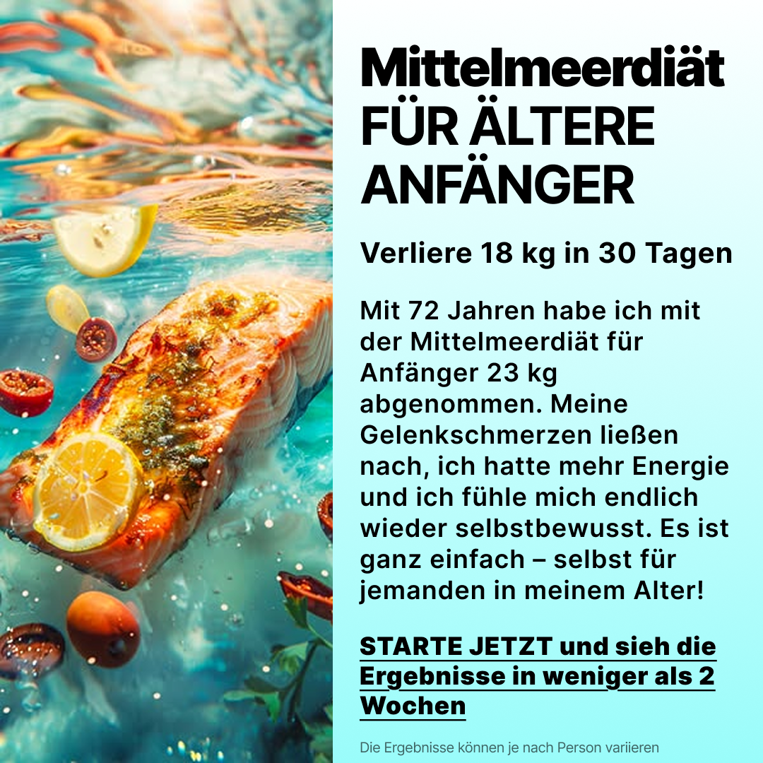 Mediterranean Diet for Beginners Facebook ad: Es dauert nur 2 Wochen, um einen Unterschied zu machen!