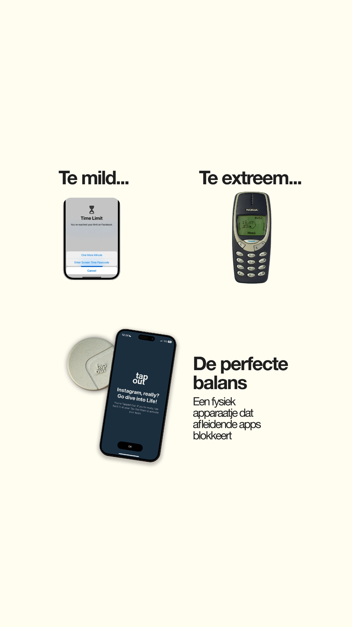 Tap Out Facebook ad