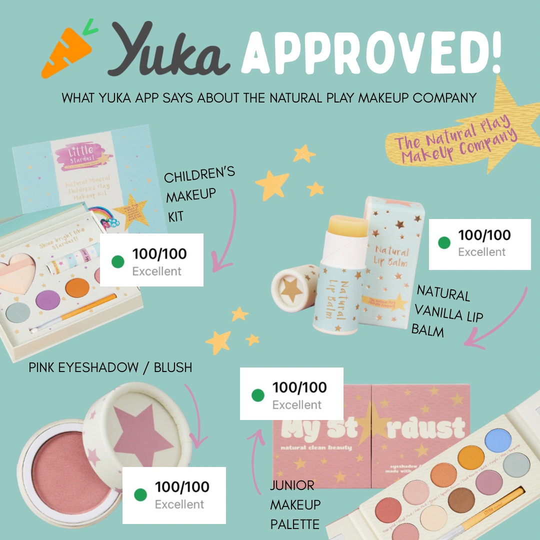 The Natural Play Makeup Company Facebook ad: Yuka Approved! @yuka_app