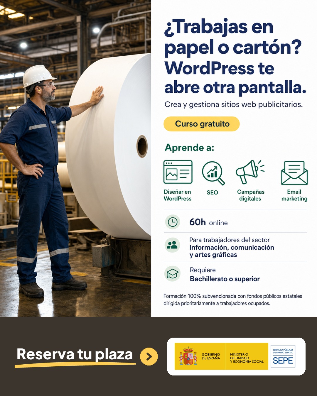 Cursos talentodigital.net Facebook ad from Sep 23, 2026
