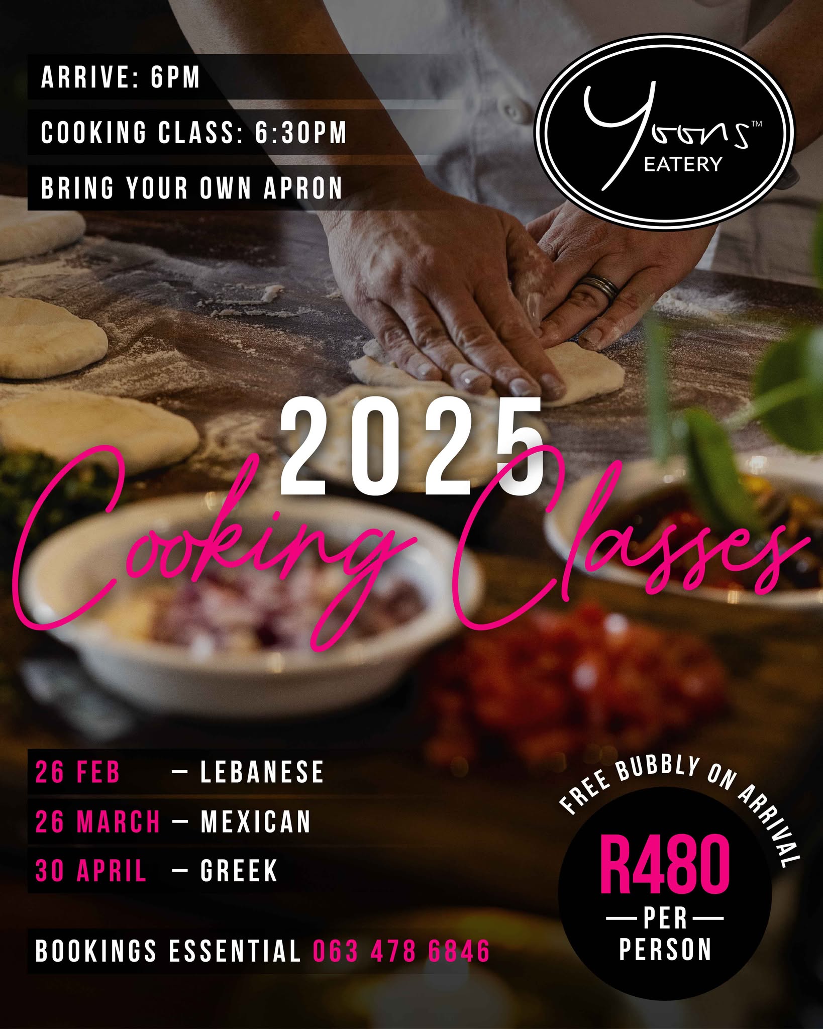 YOONS Eatery Facebook ad: Best Restaurant in White River - Pizzas | Cafe | Cocktails…