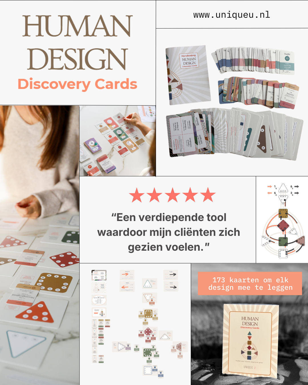 Human Design Discovery Cards Facebook ad: Maak het onzichtbare zichtbaar