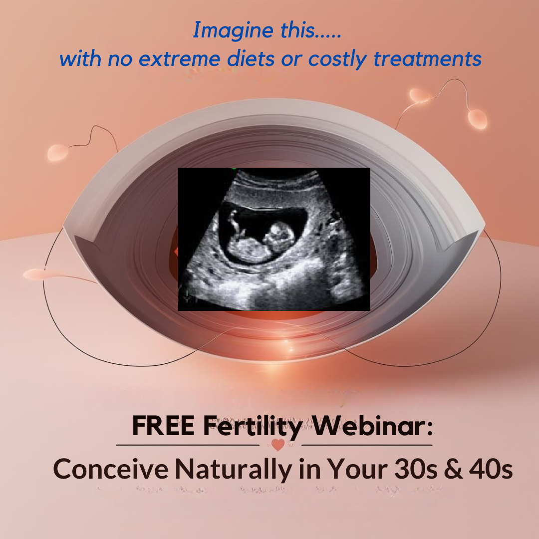 Portia Fanpage Facebook ad: Free Webinar: Conceive Without Extreme Diets or Exhausting…
