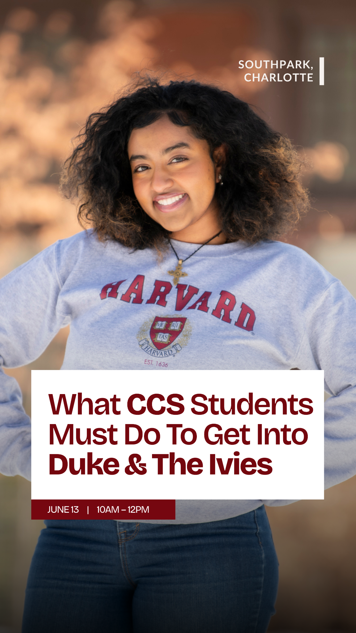 Crimson Education Facebook ad