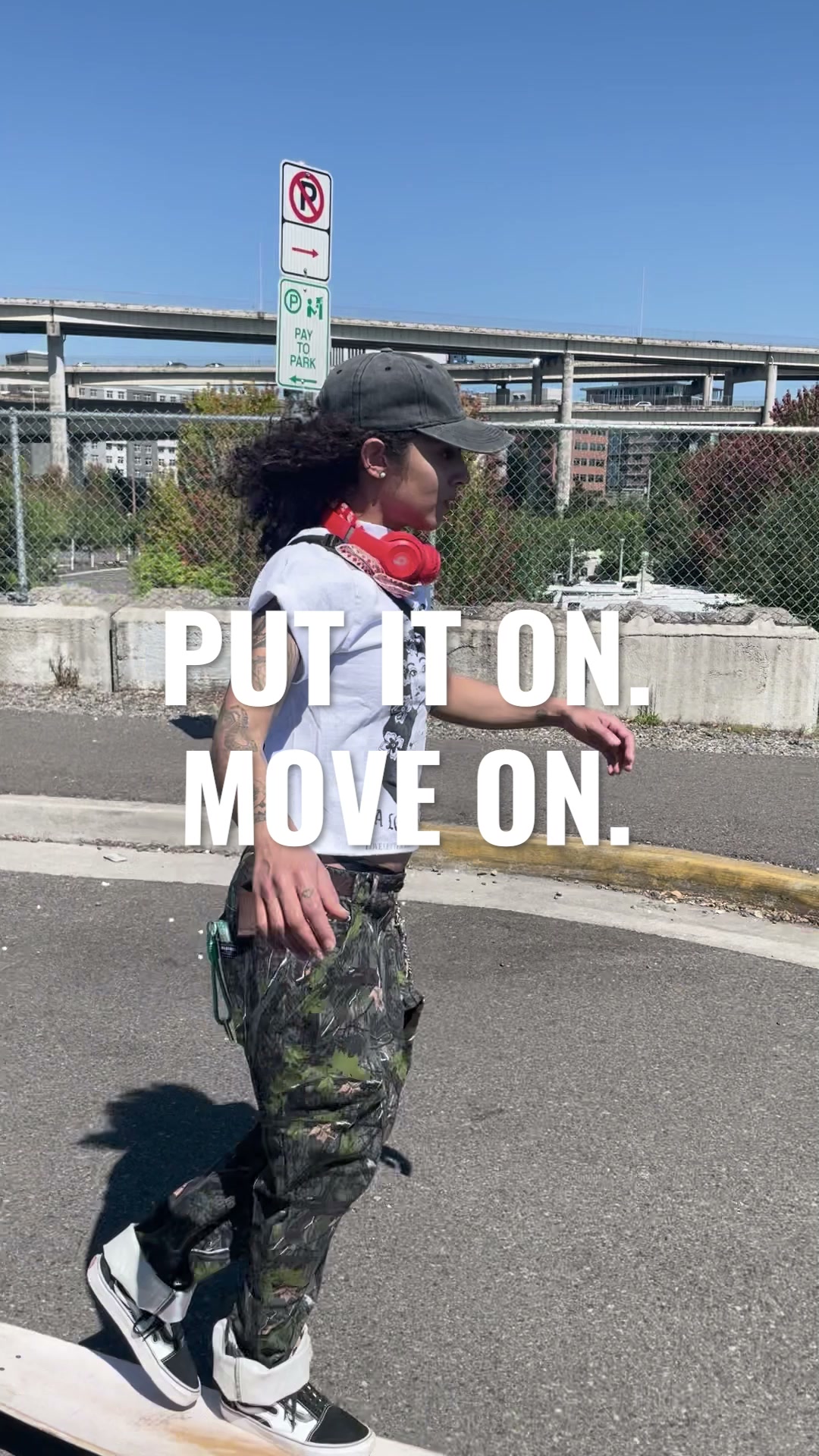 Wildfang Facebook ad: PUT IT ON. MOVE ON.