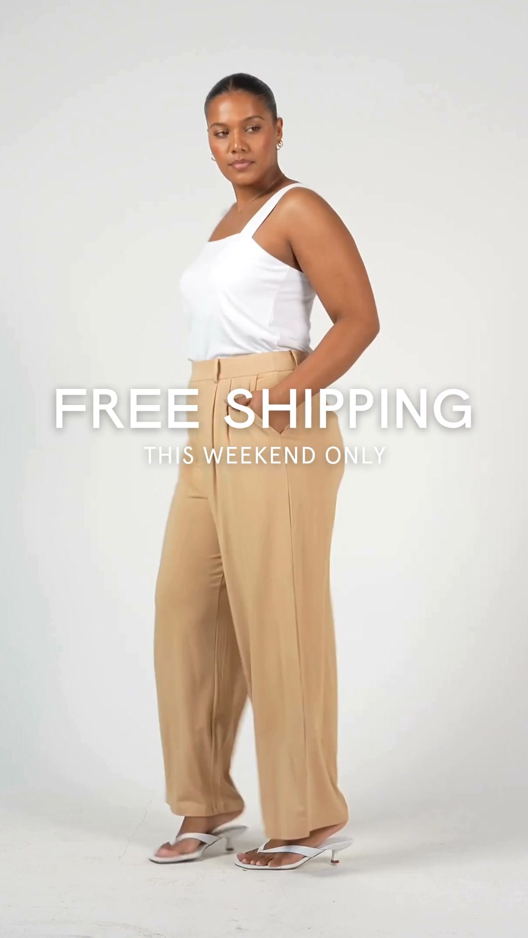 Lou Lou Australia Facebook ad: Weekend. Free shipping. Go.