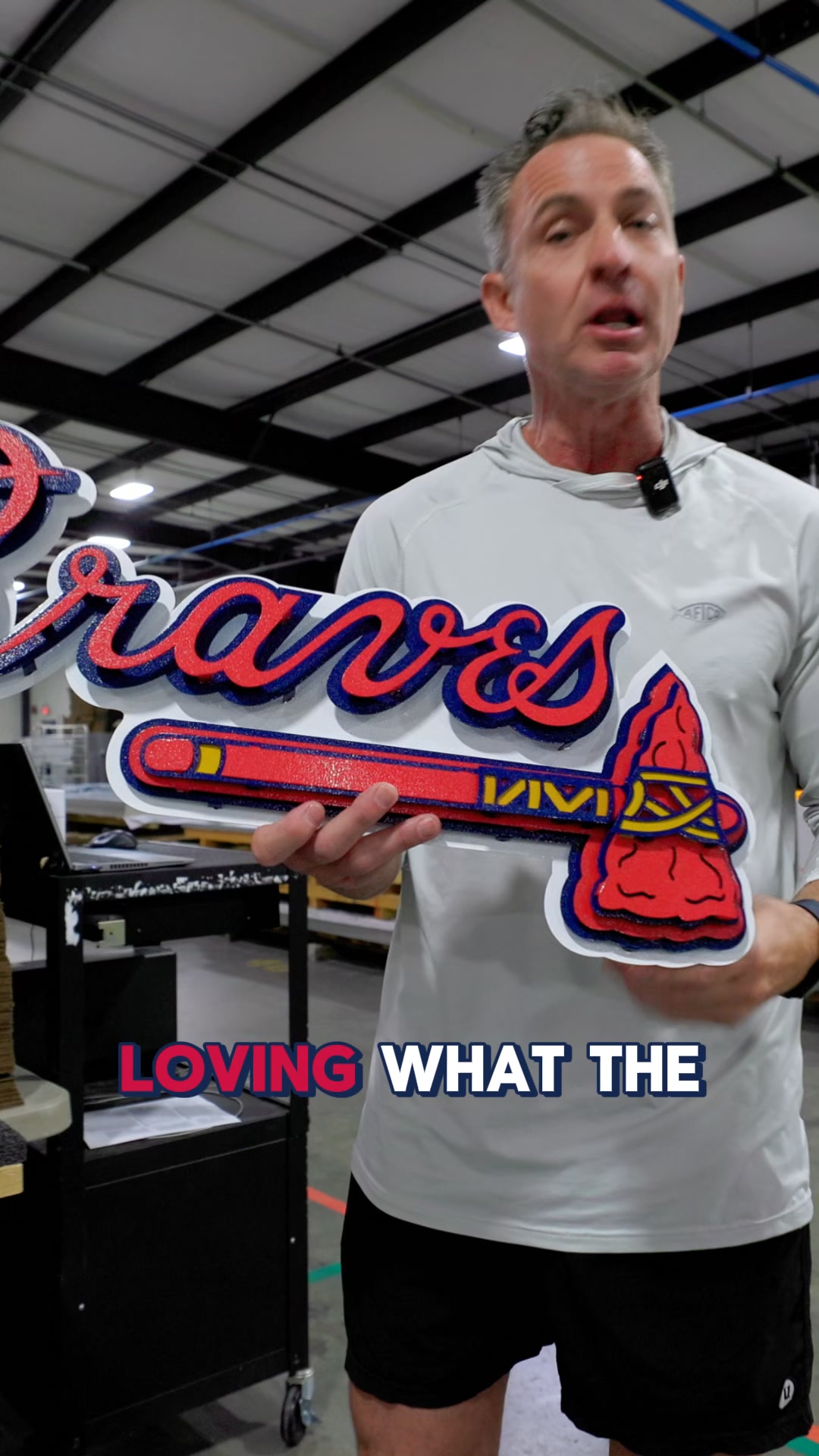 Hex Head Art Facebook ad: Built for Braves Country