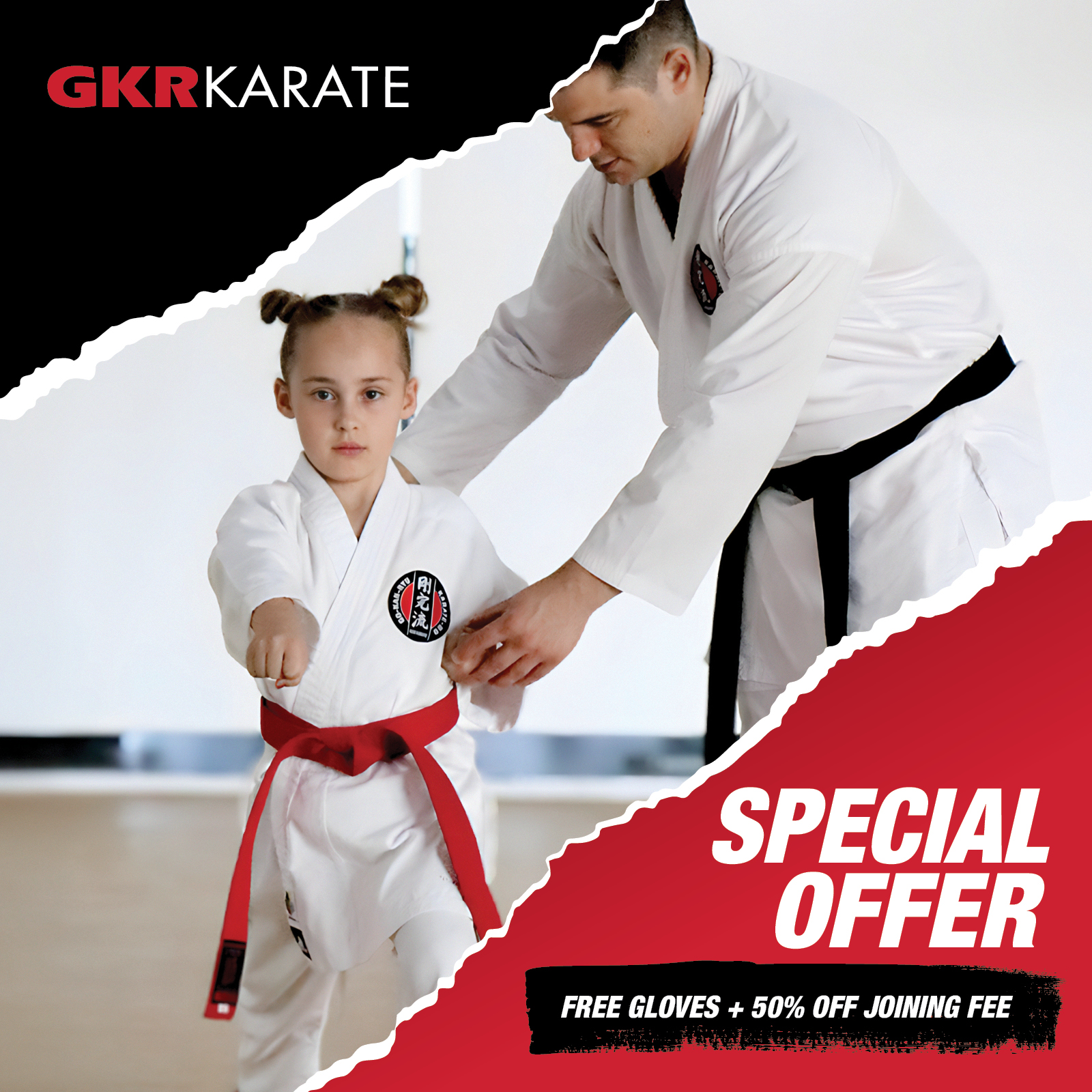 GKR Karate Facebook ad