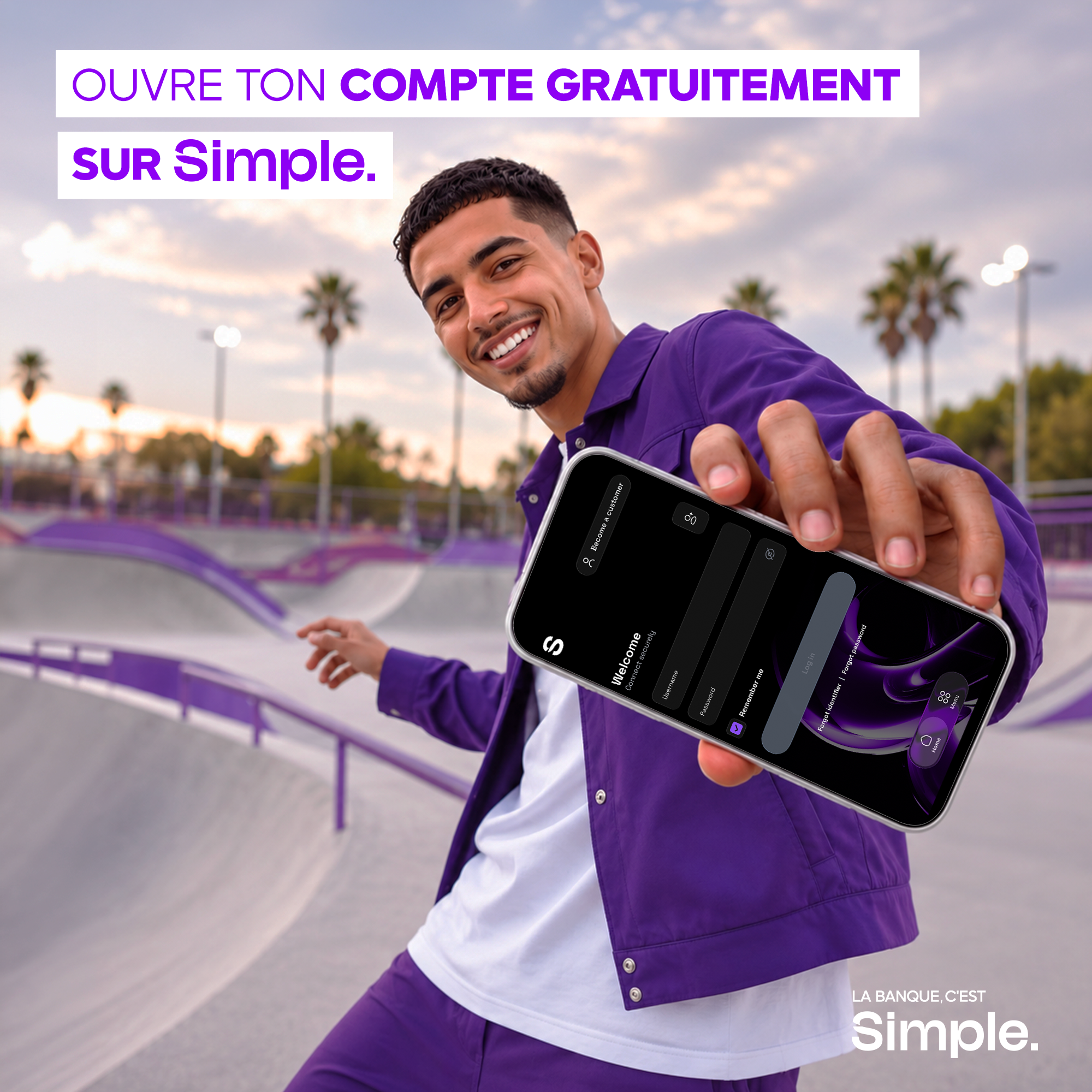 Simple. Facebook ad