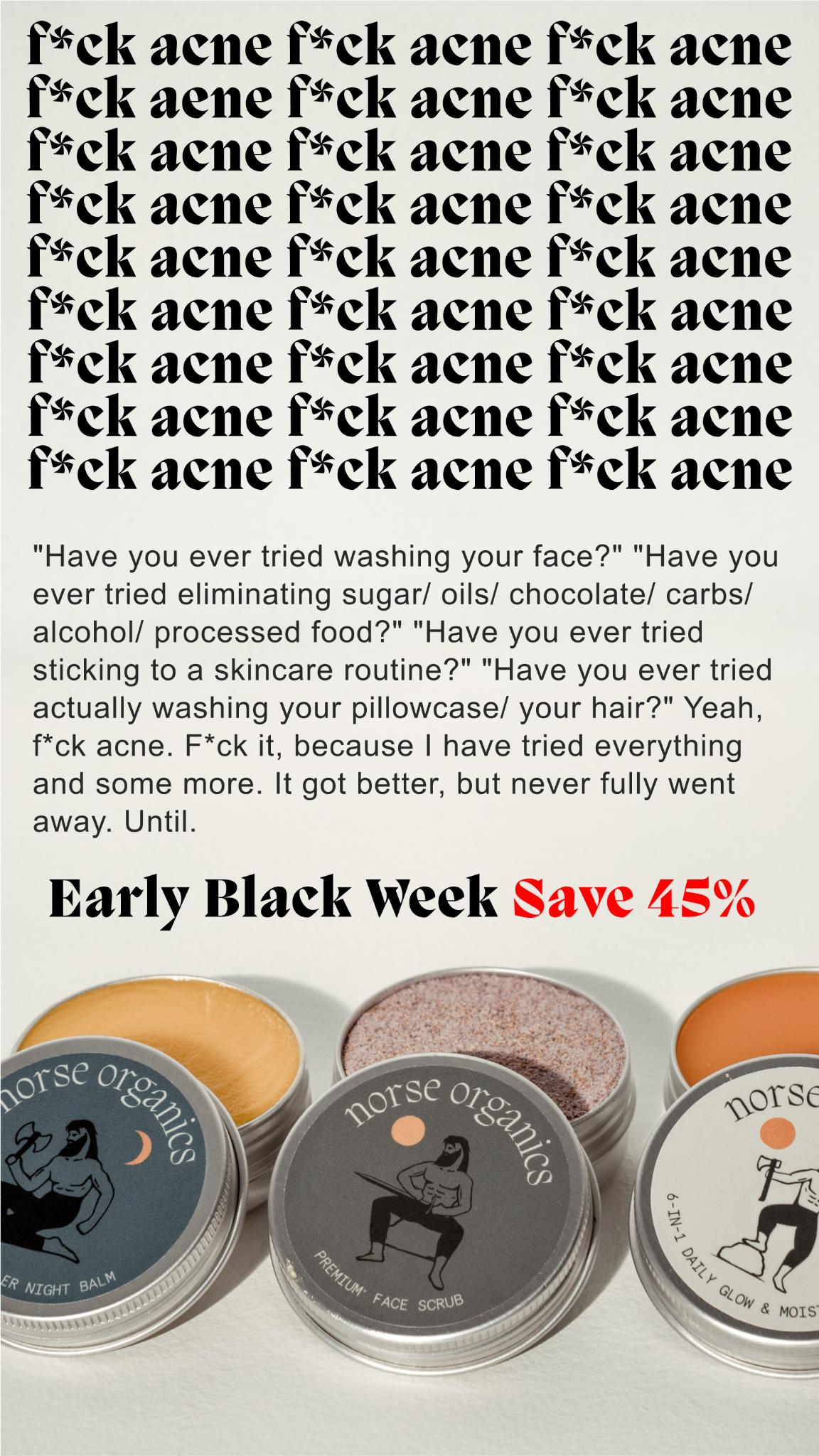 Norse Organics Facebook ad