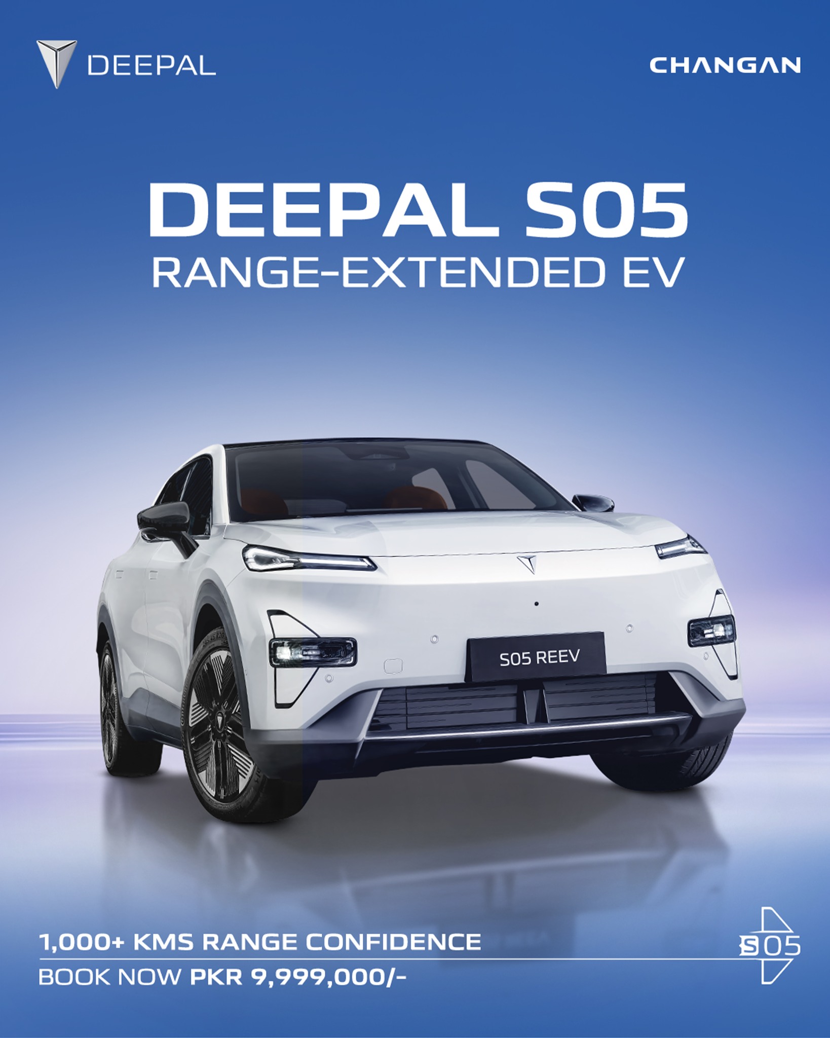 Deepal Pakistan Facebook ad: Deepal S05 REEV Intelligent Range-Extended SUV Max 215 HP
