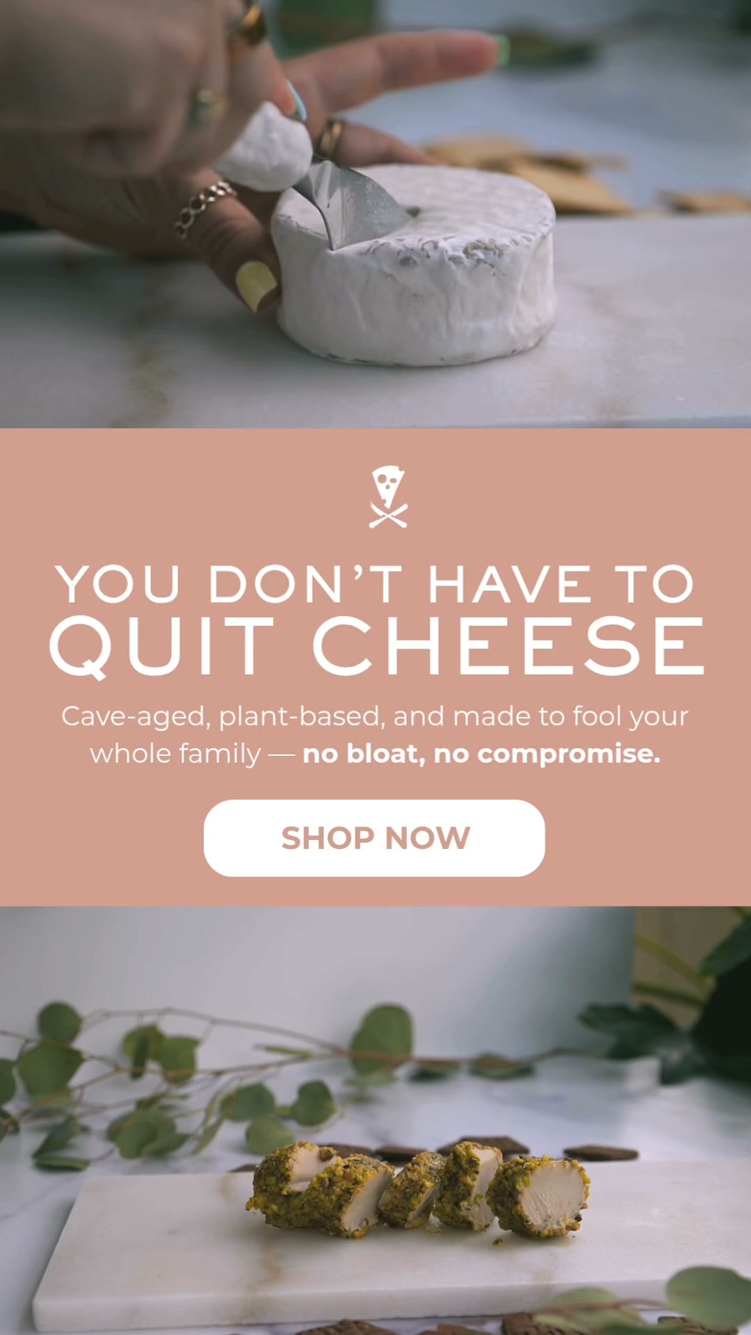Rebel Cheese Facebook ad from Aug 14, 2026