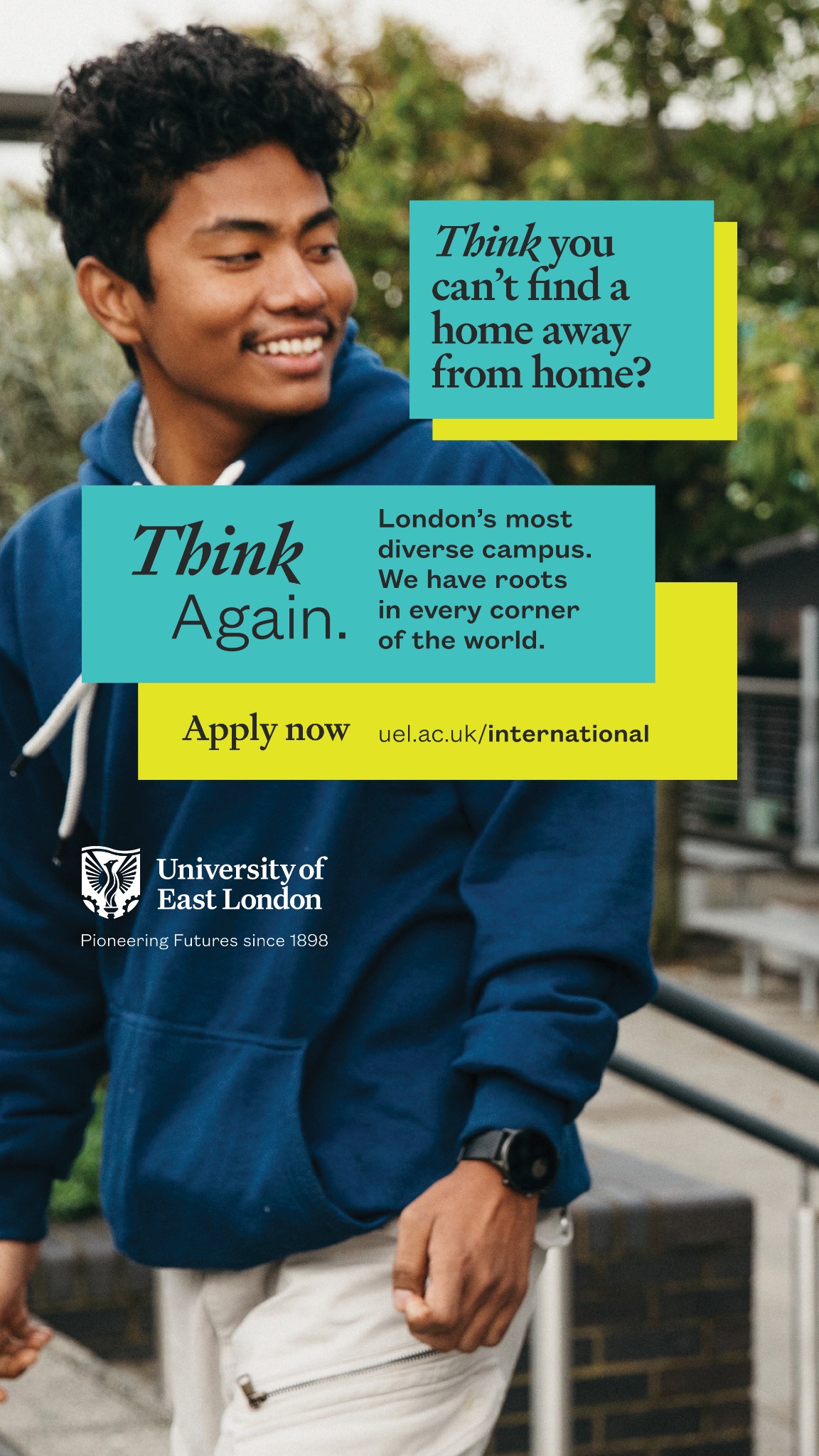 University of East London Facebook ad