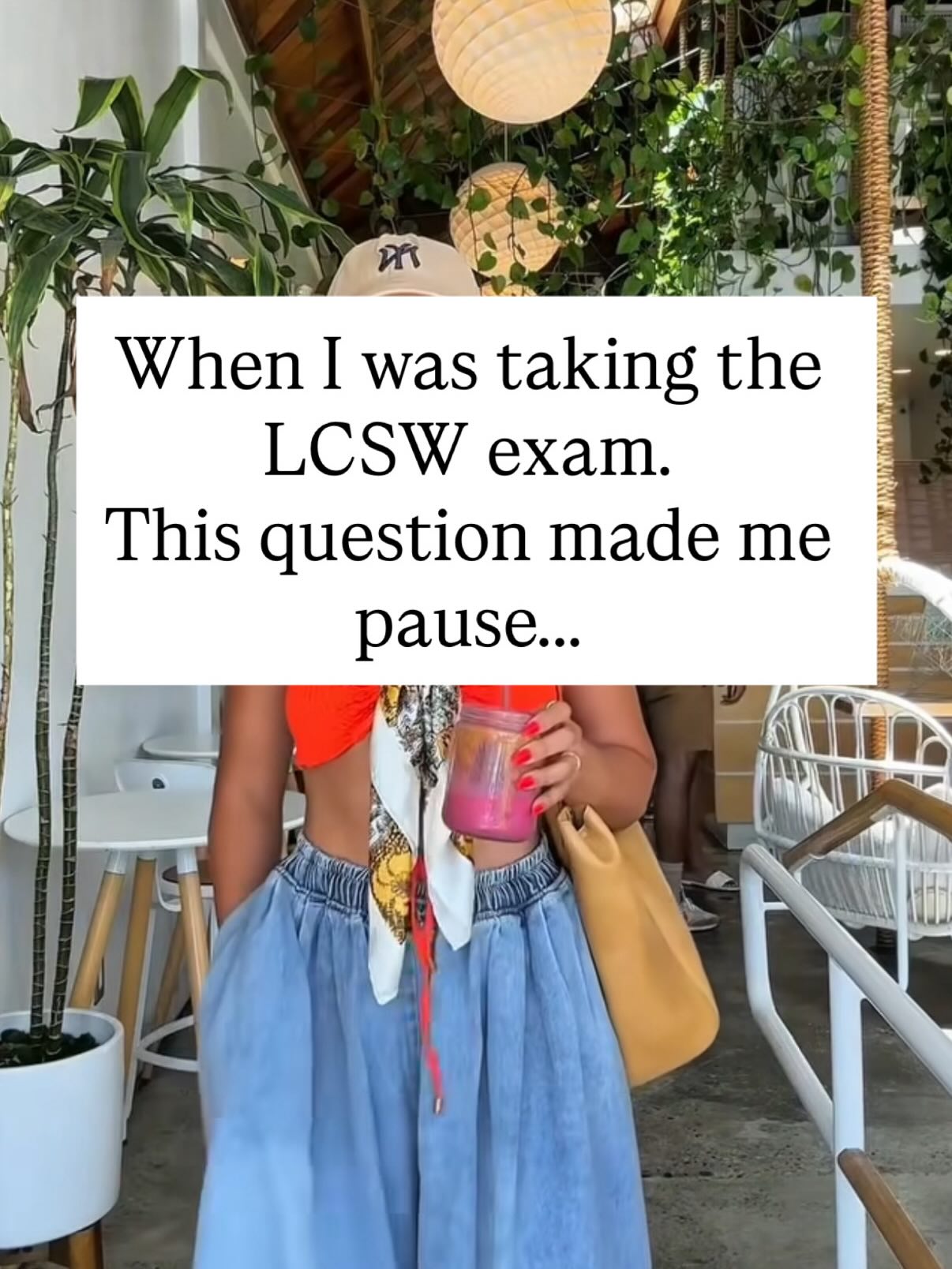 MSWCommunity Facebook ad: When I was taking the ASWB Clinical exam…