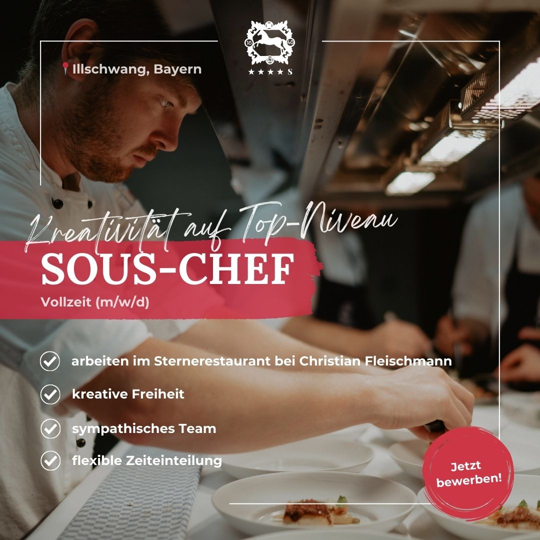 Landhotel Weißes Roß**** Facebook ad: Souschef (m/w/d) für das Gourmetrestaurant Cheval Blanc…