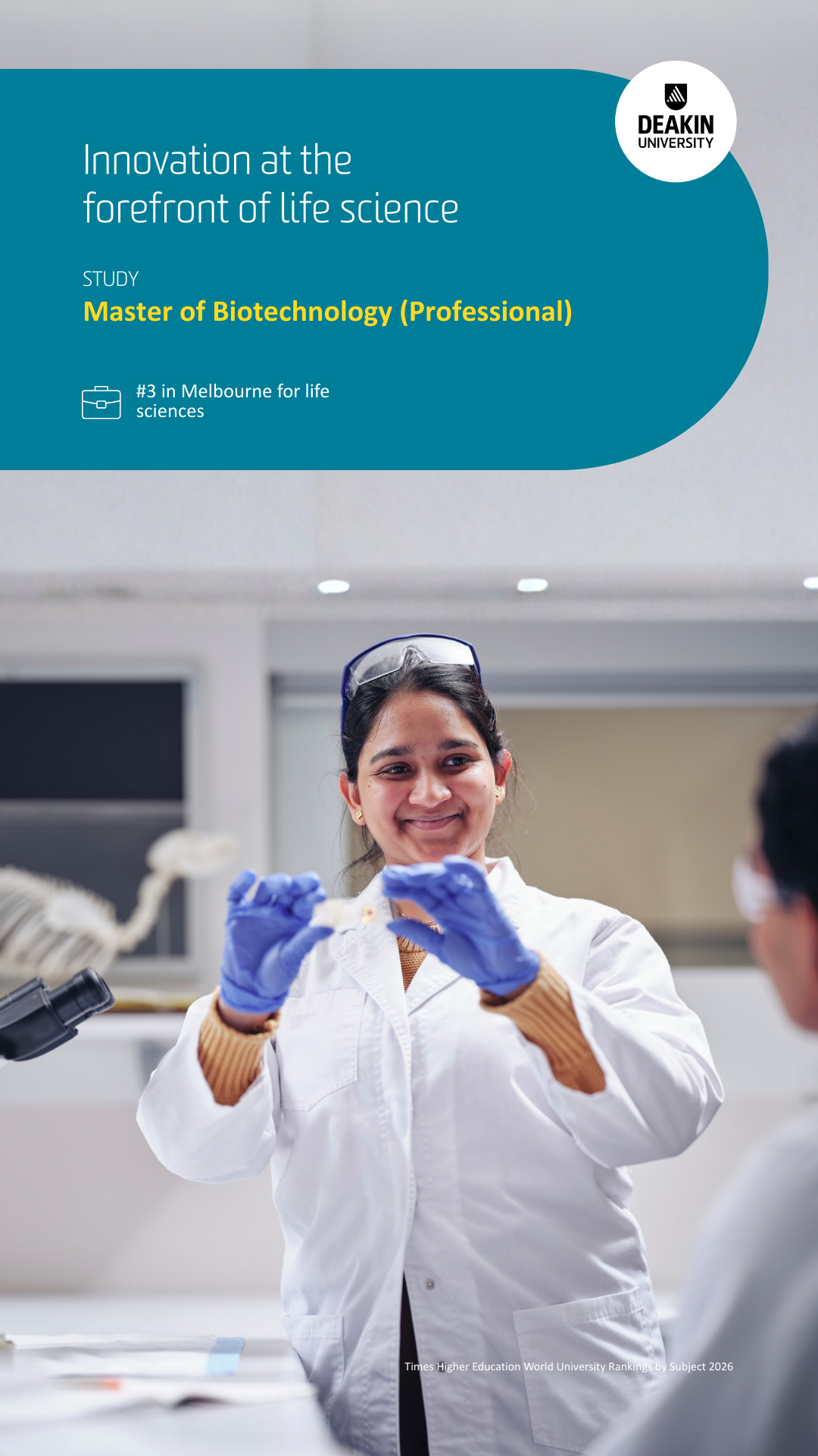 Deakin University South Asia Facebook ad