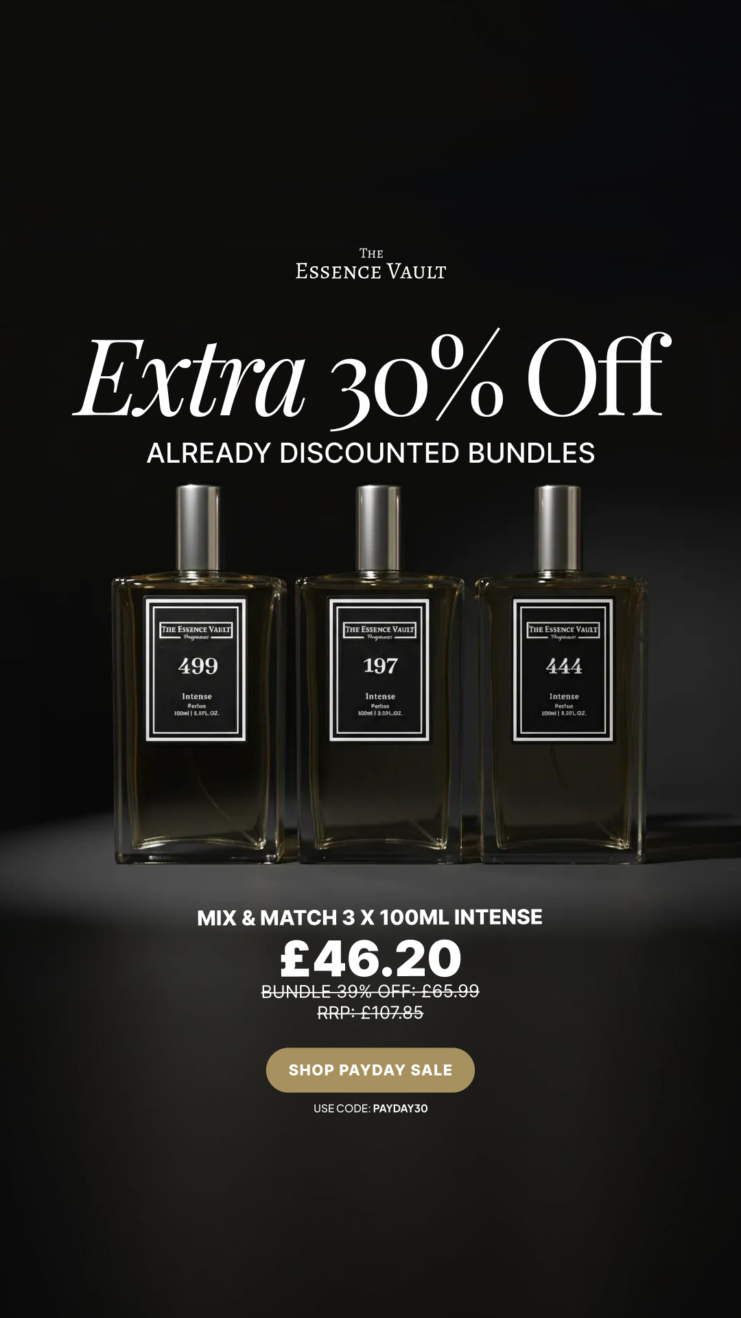 The Essence Vault Facebook ad