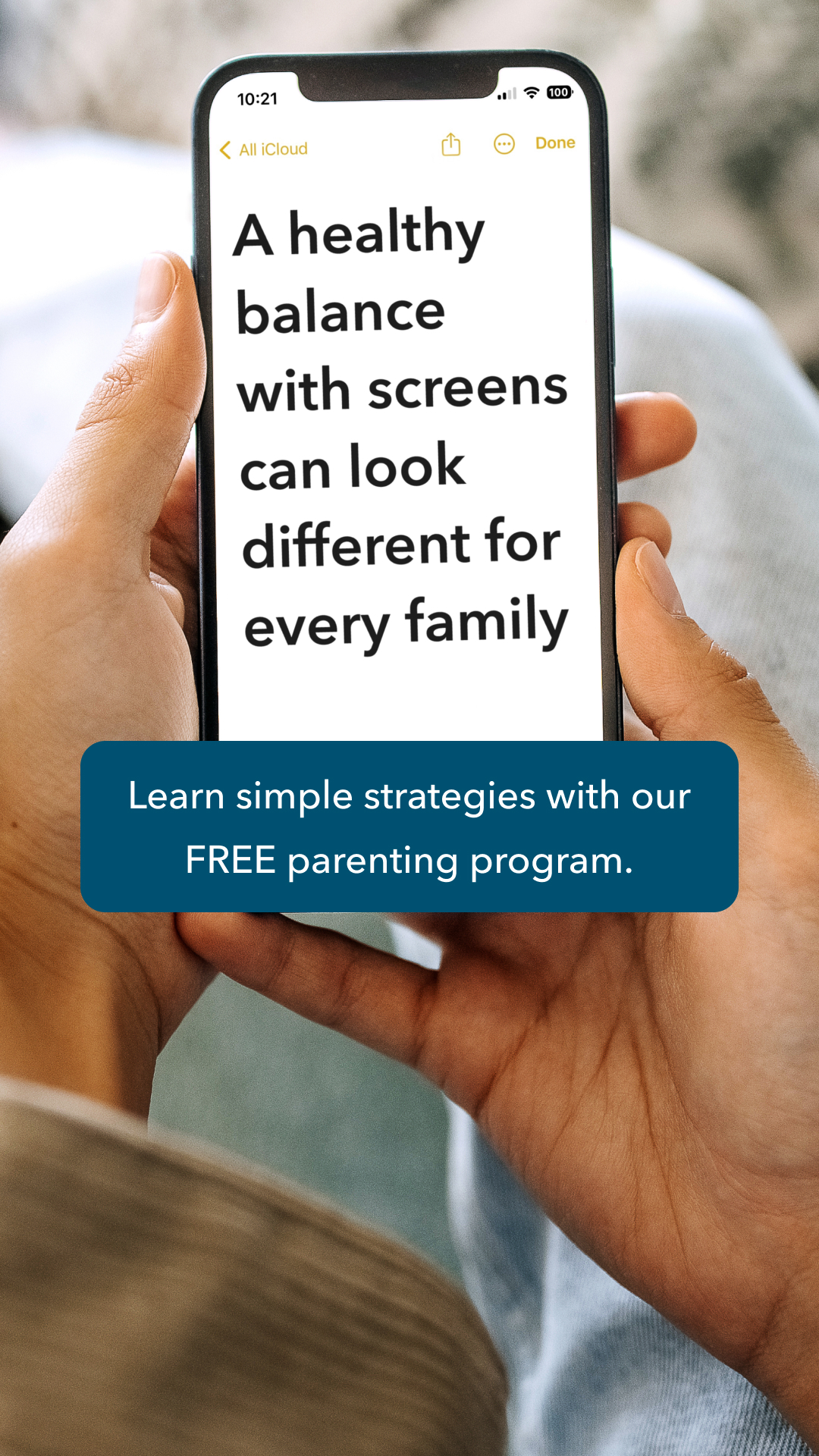 Triple P - Positive Parenting Program Facebook ad