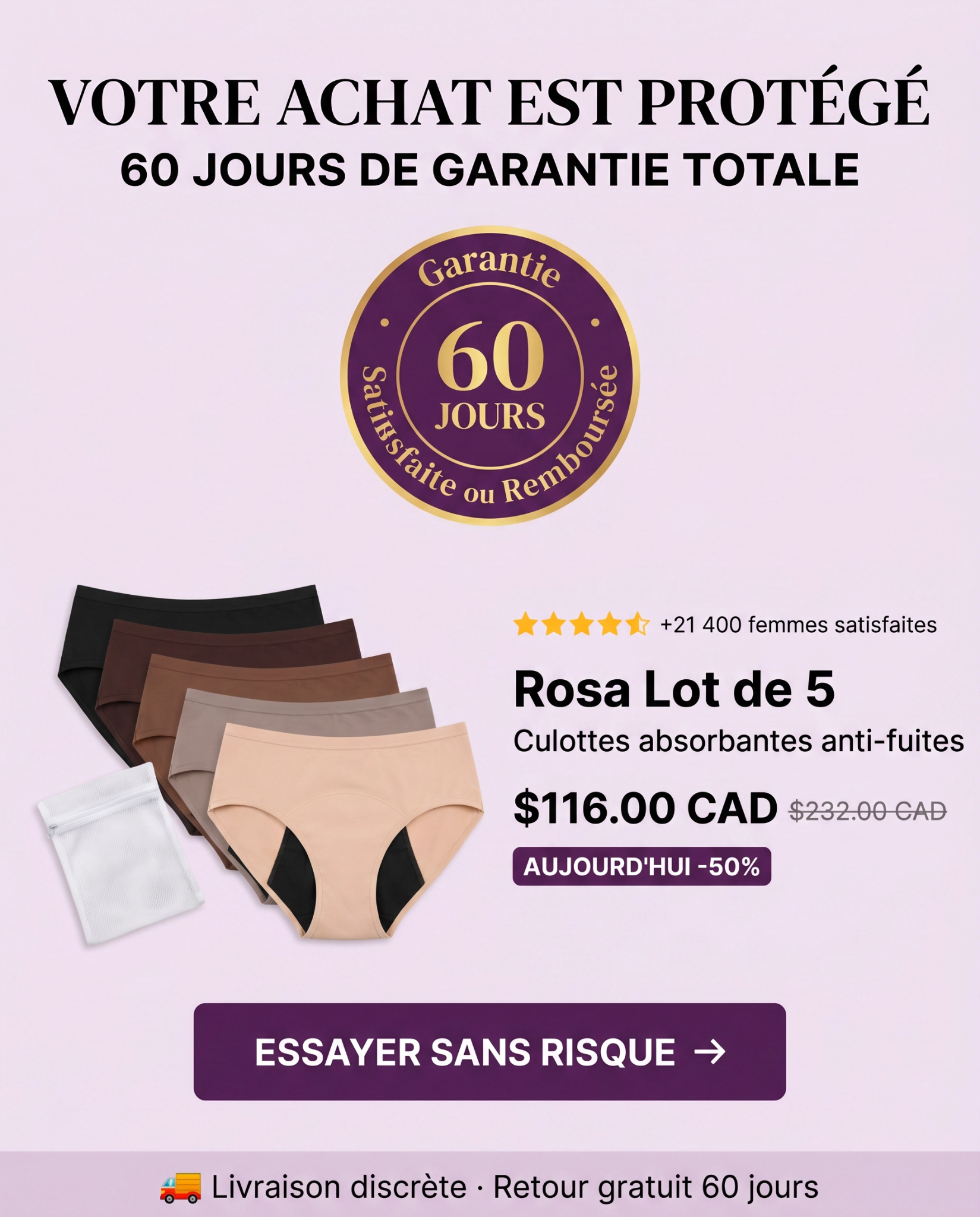 Rosa Facebook ad