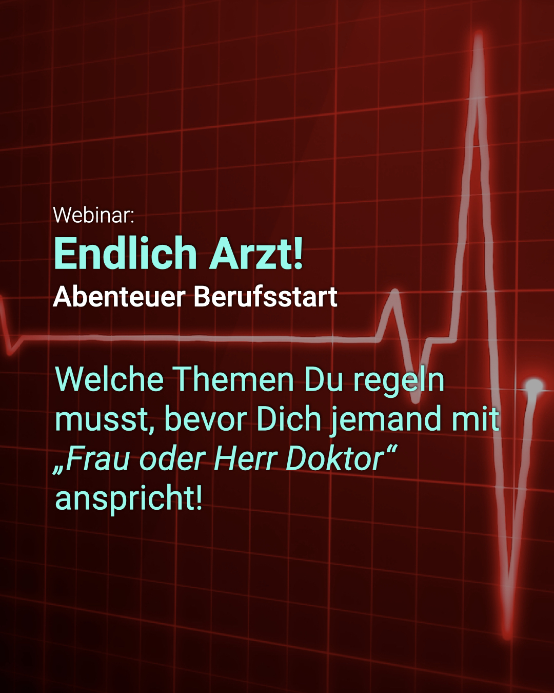 Doctory.de - Medizinerportal Facebook ad: Kostenfreies Webinar