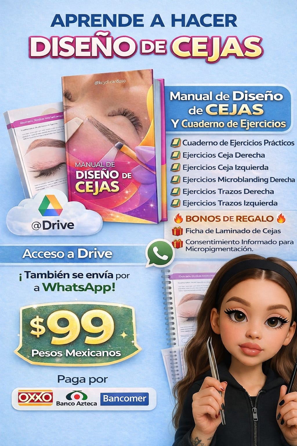 Lo Mejor Online Digital Facebook ad: Aprende a crear cejas perfectas y convierte tu…