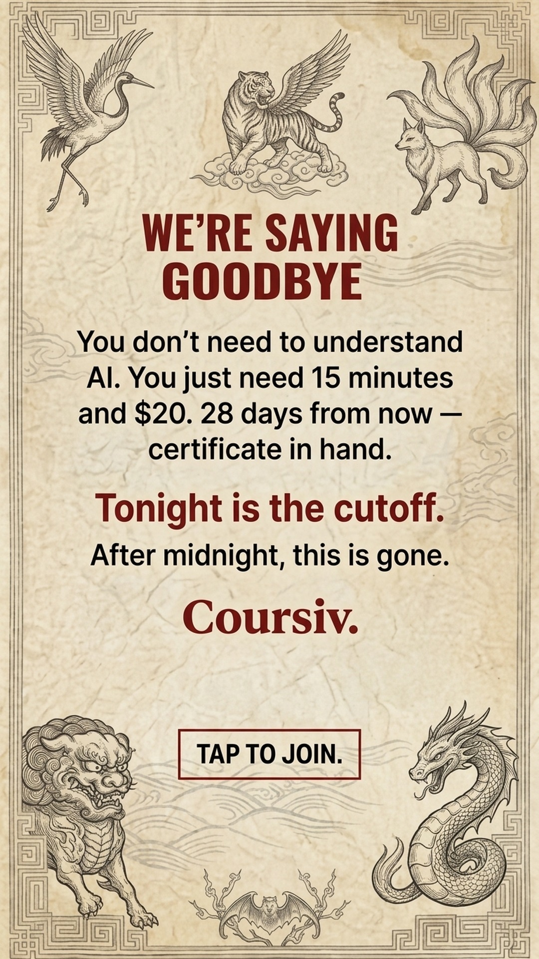 Coursiv Facebook ad