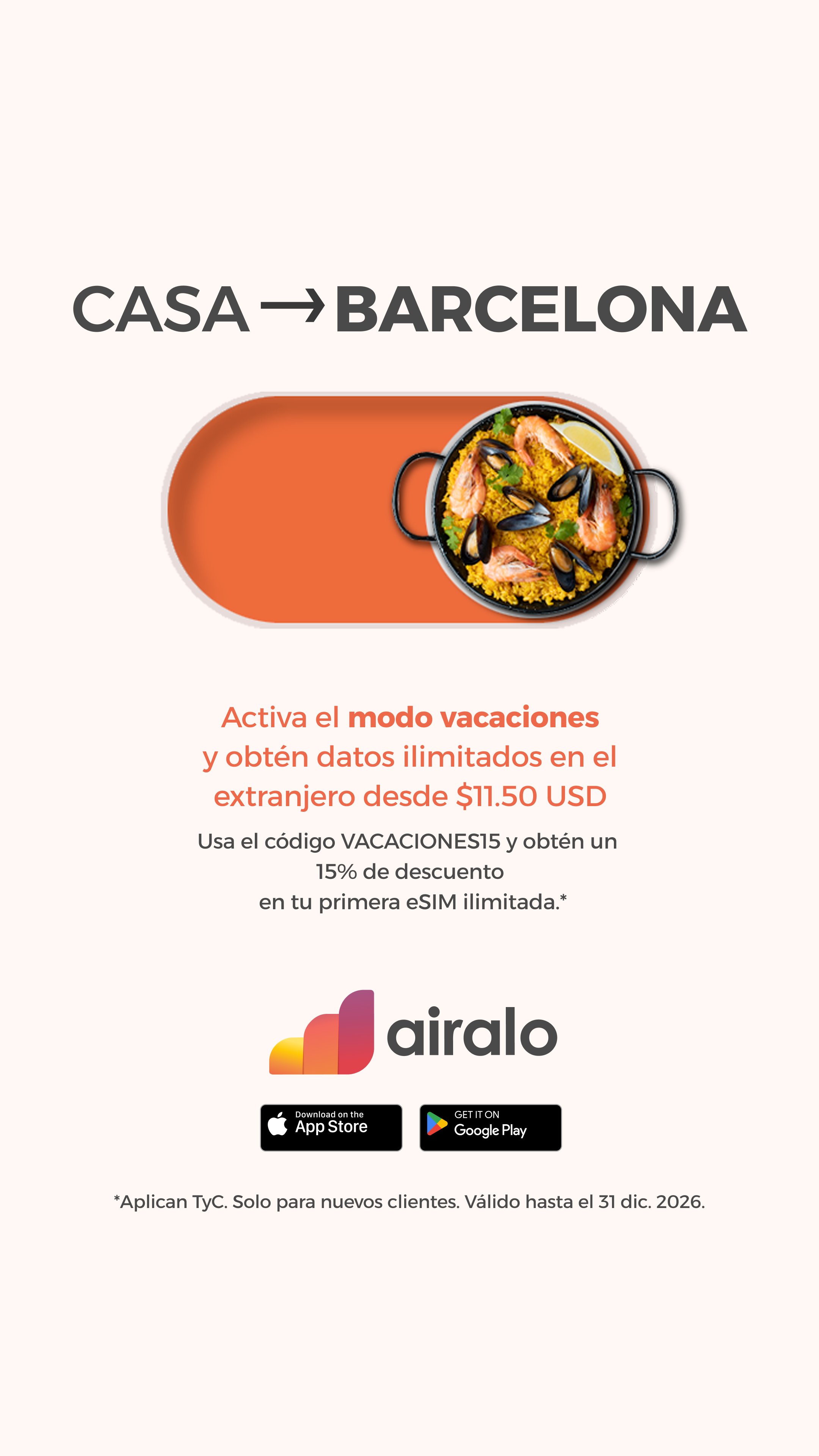 Airalo Global eSIM Store Facebook ad