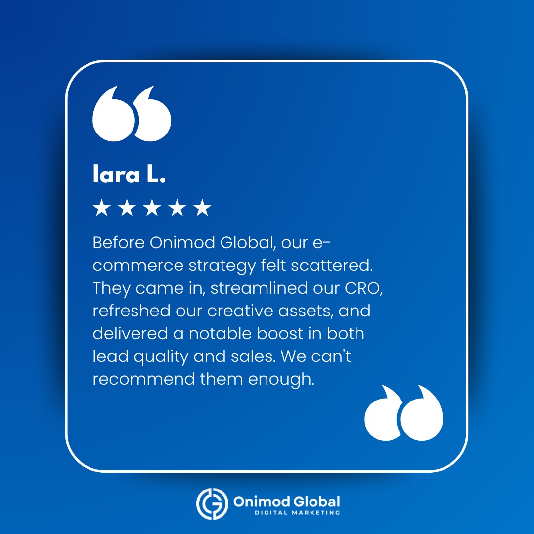 Onimod Global Facebook ad: Onimod Global - Performance Digital Marketing Agency