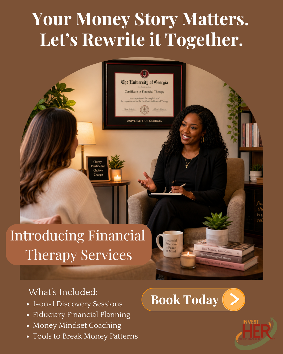 InvestHer Fiduciary Solutions Facebook ad