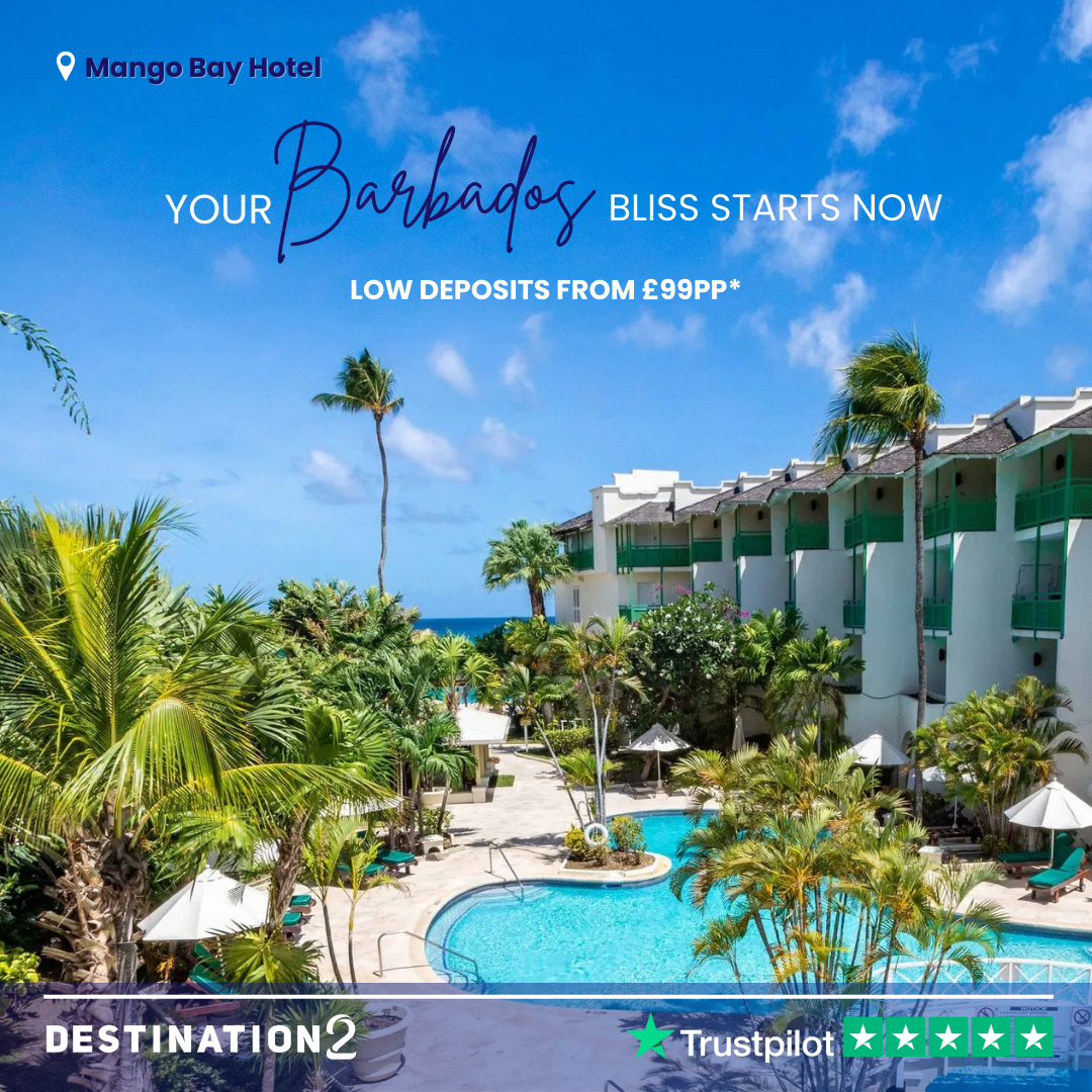Destination2 Facebook ad: White Sand Beaches, Turquoise Waters And Unforgettable…
