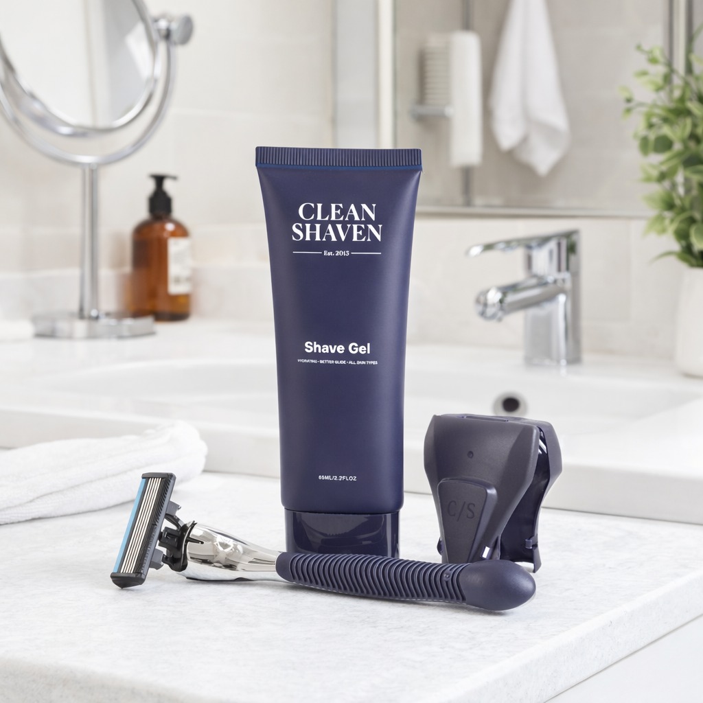 Clean Shaven Facebook ad: Mens Razor Starter Kit - Clean Shaven Trial - Gillette &…