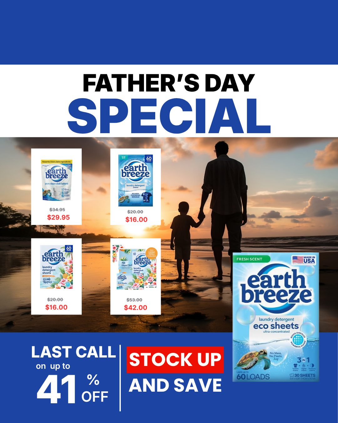 Earth Breeze Facebook ad