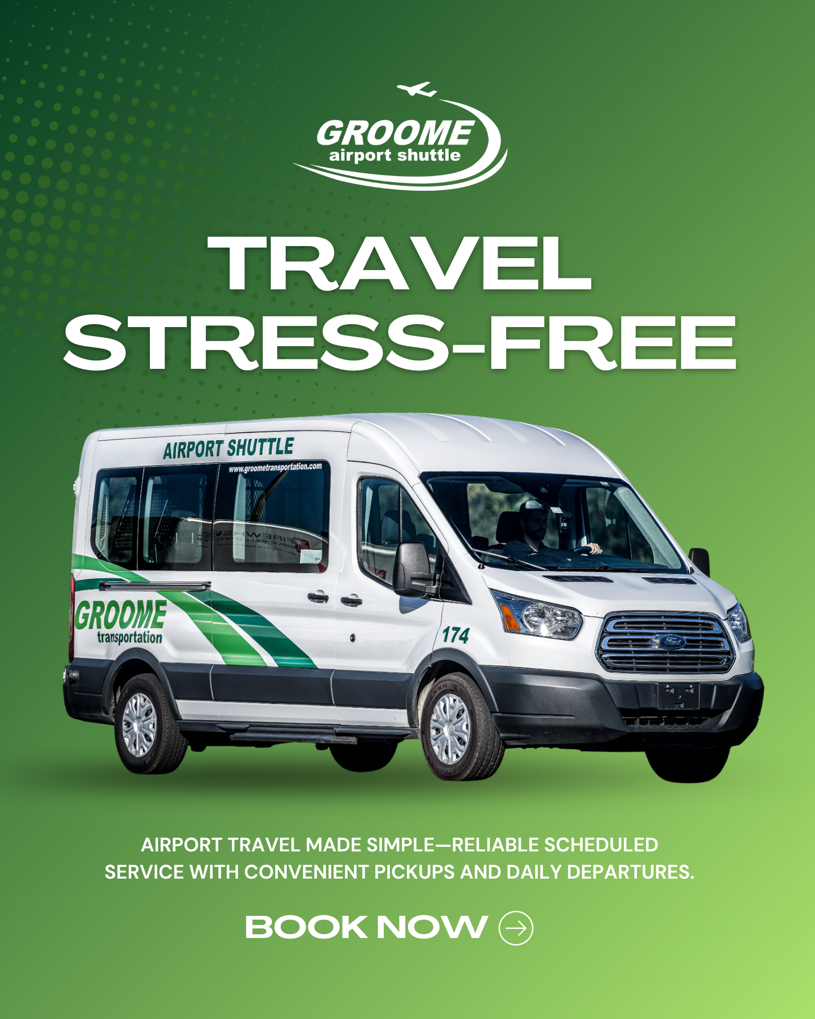 Groome Transportation Facebook ad