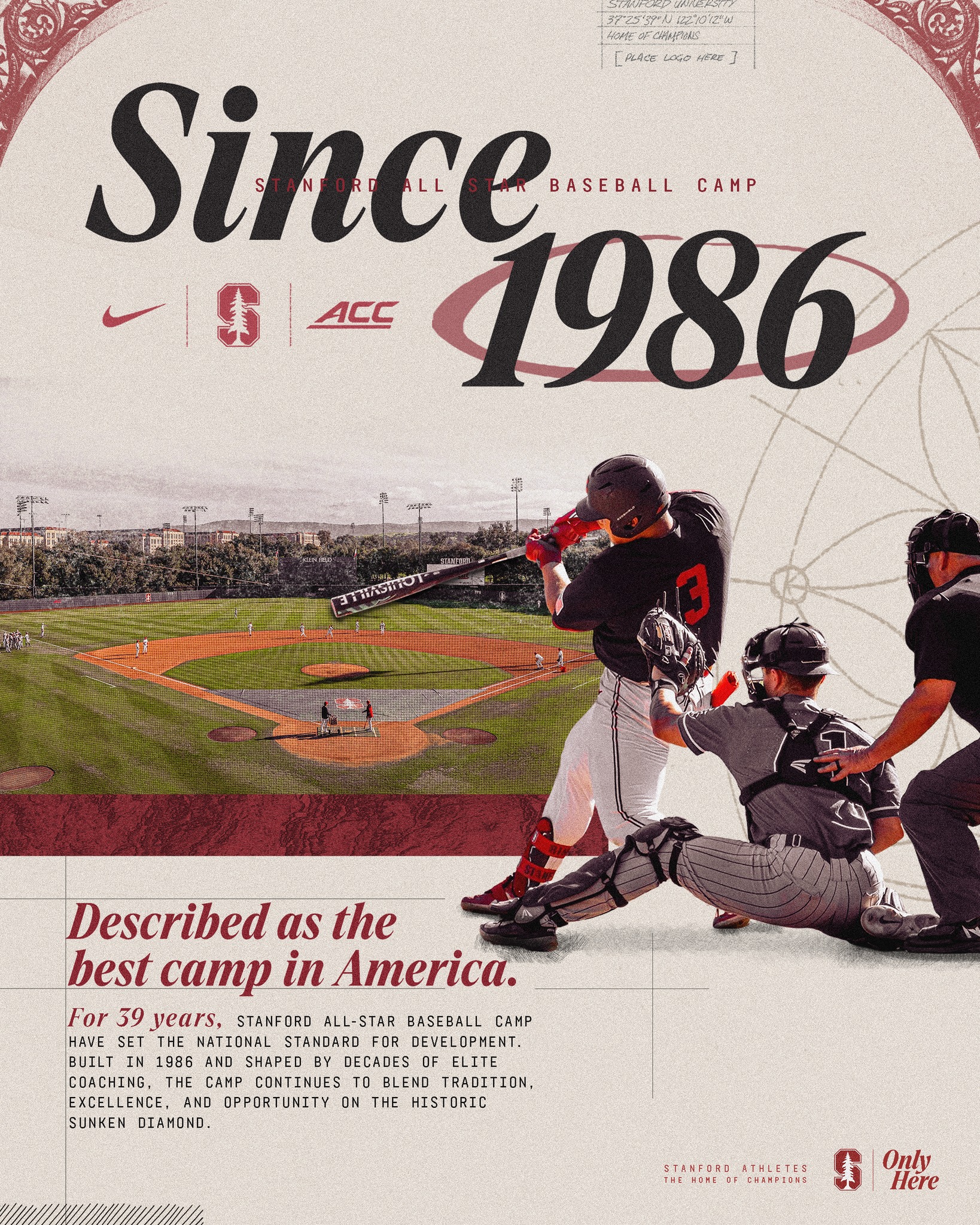 Stanford All Star Baseball Camps Facebook ad: Stanford Baseball Camps -