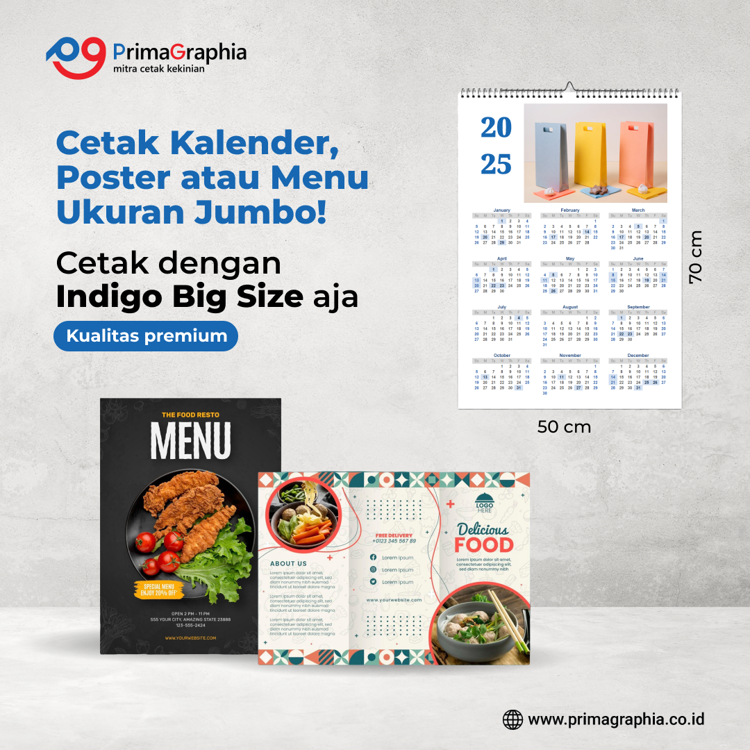 PrimaGraphia Facebook ad: Mesin Indigo Big Size di PrimaGraphia siap wujudkan…