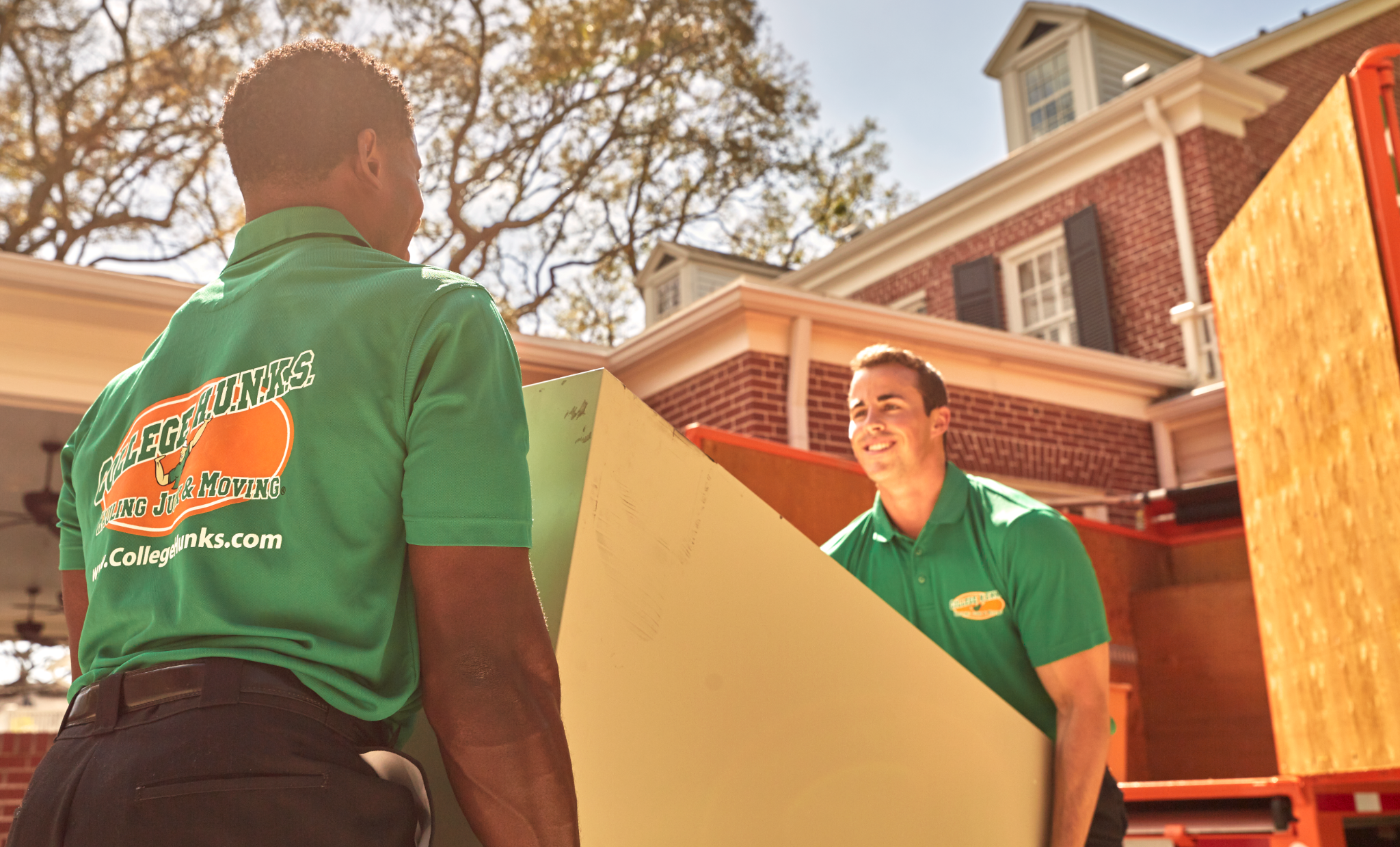 College Hunks Hauling Junk and Moving Fresno Facebook ad