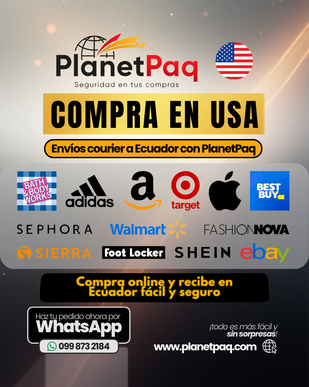 PlanetPaq Facebook ad from Nov 26, 2025