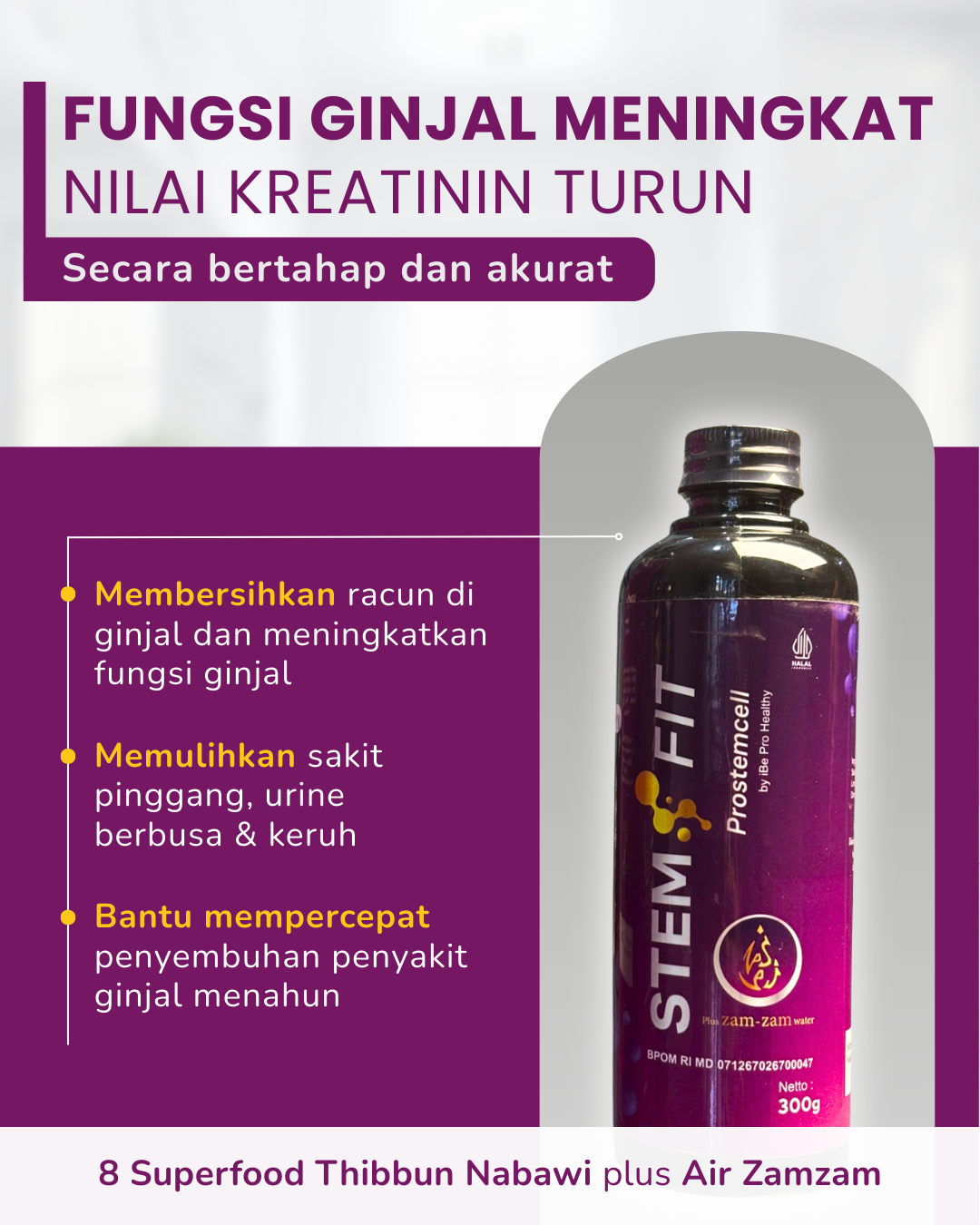 Stemfit Prostemcell Facebook ad