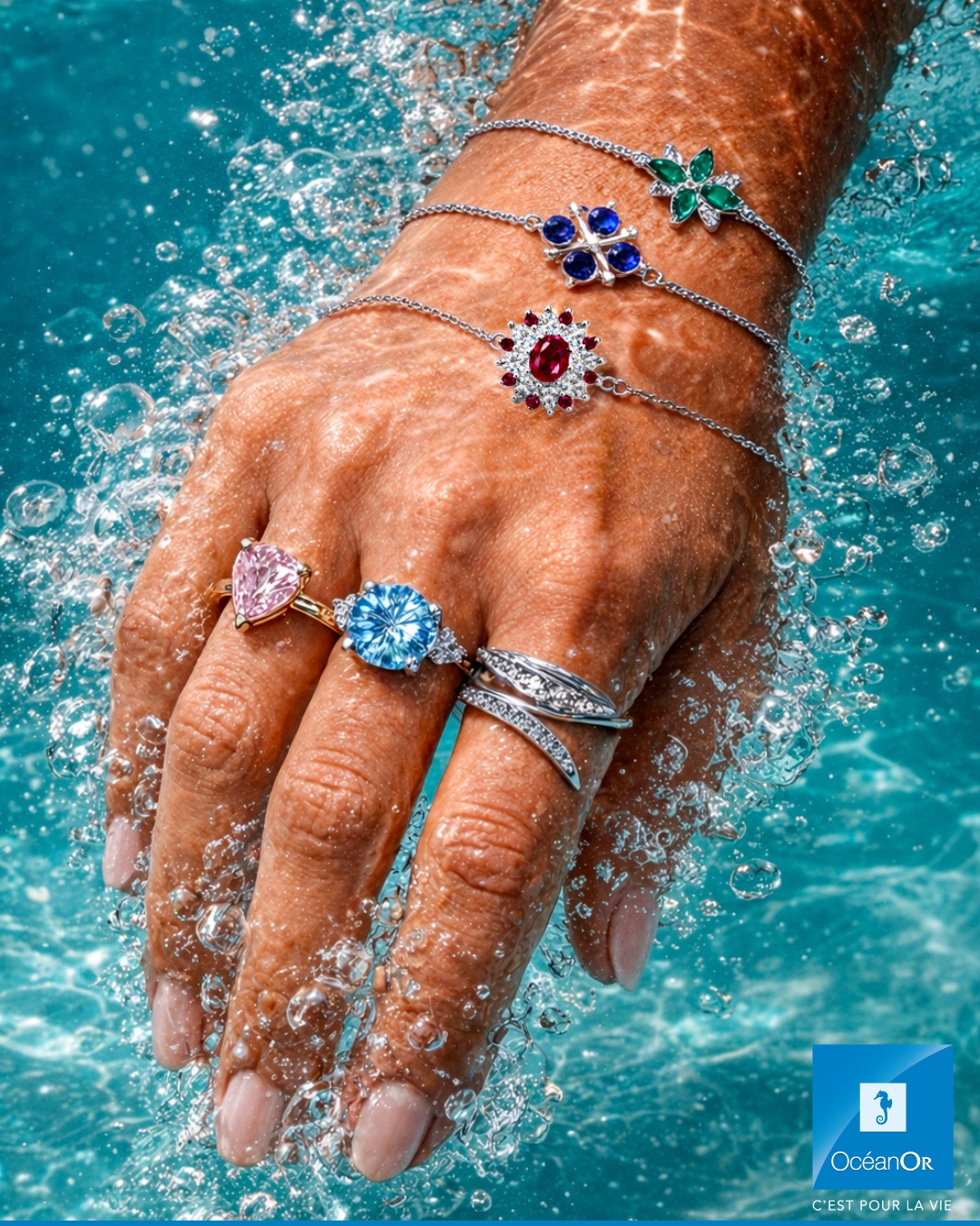 OcéanOr Facebook ad: NOUVEAUTÉS BIJOUX | chez OcéanOr