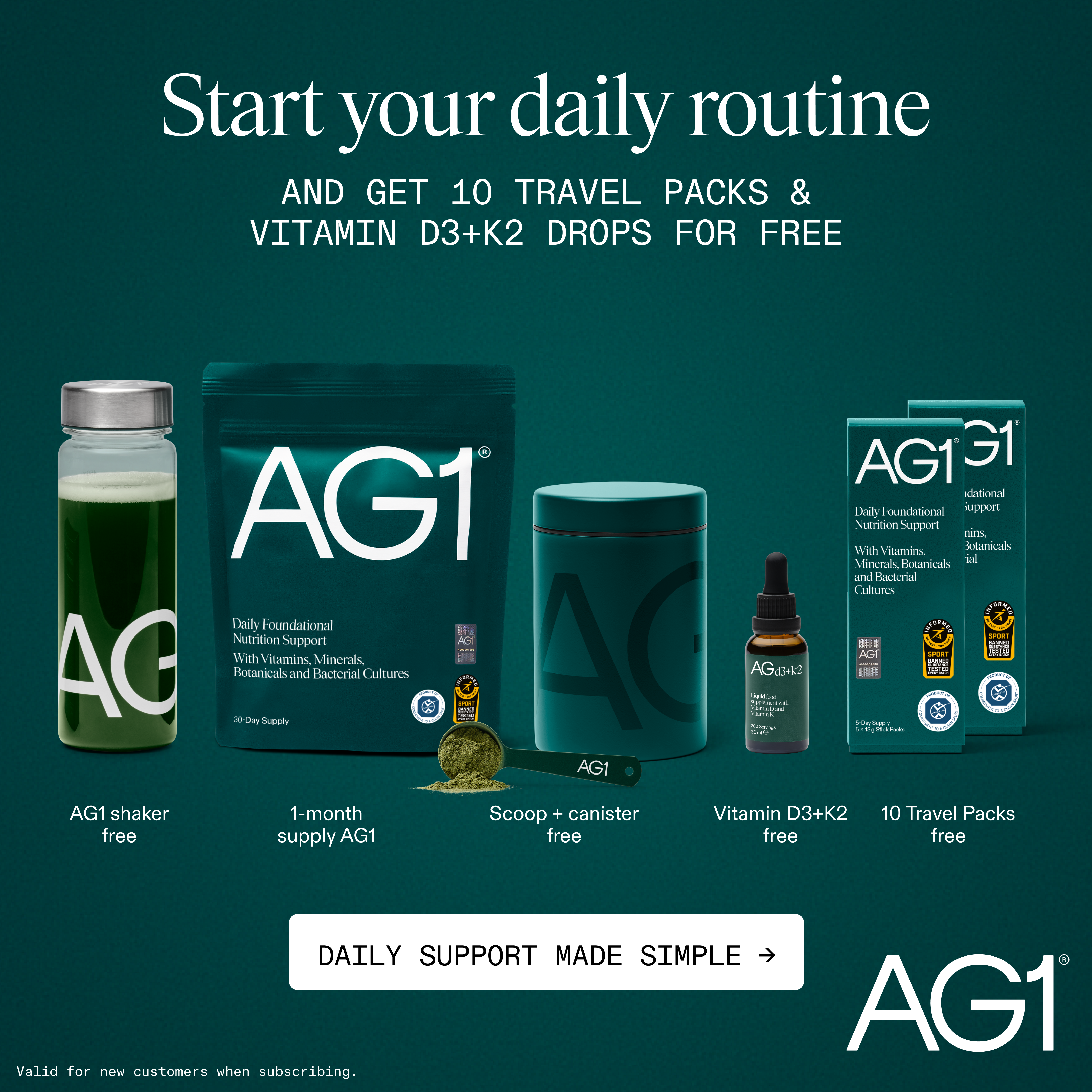 AG1 by Athletic Greens Facebook ad