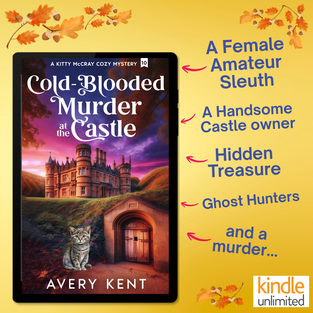 Avery Kent Cozy Mysteries Facebook ad
