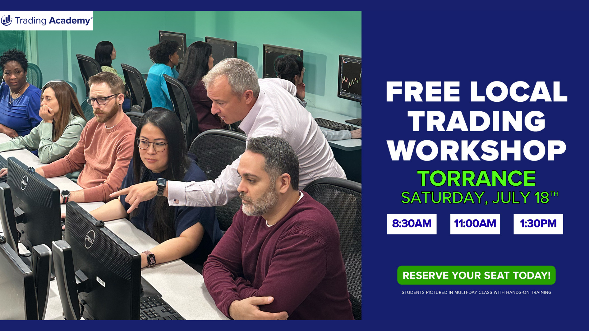 Trading Academy Facebook ad